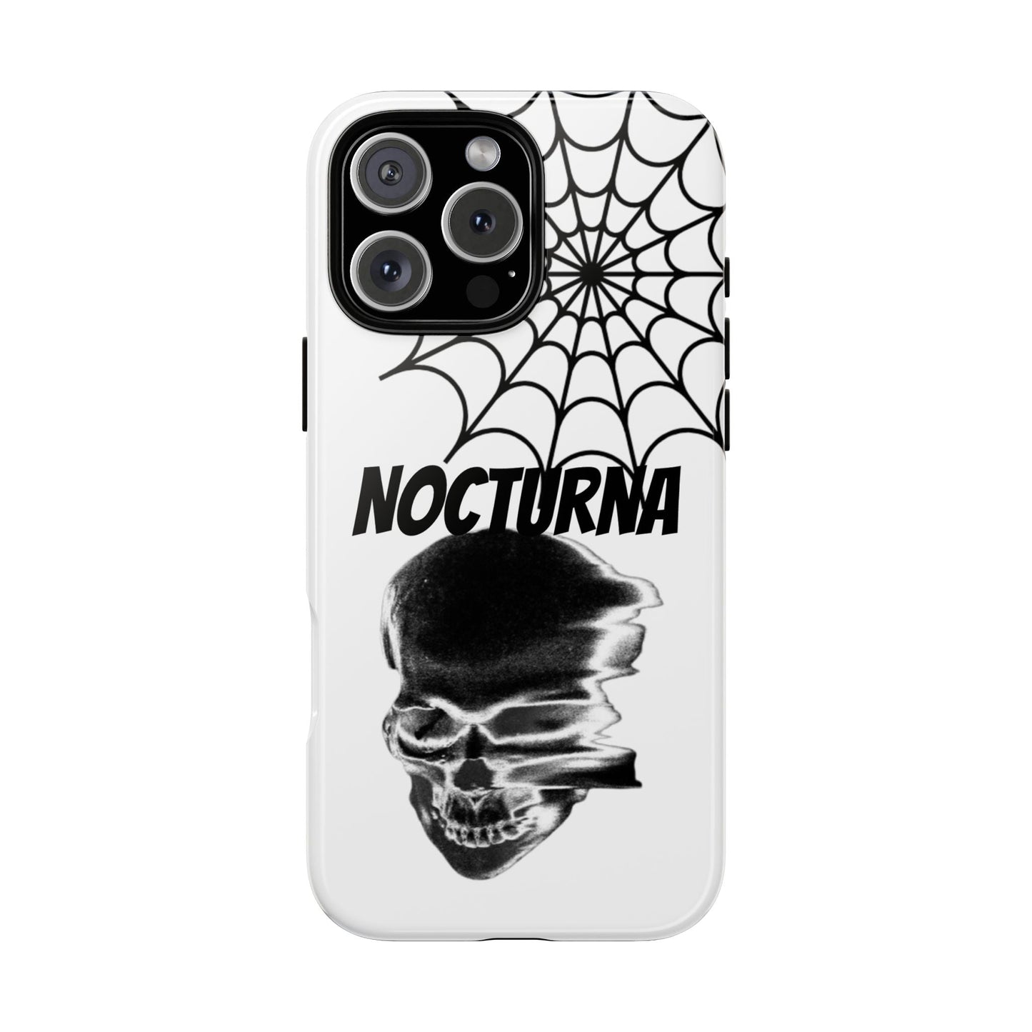 Nocturna Skull Phone Case - Tough & Edgy Design for Gothic Style