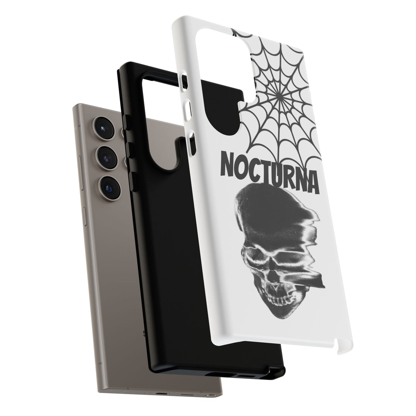 Nocturna Skull Phone Case - Tough & Edgy Design for Gothic Style