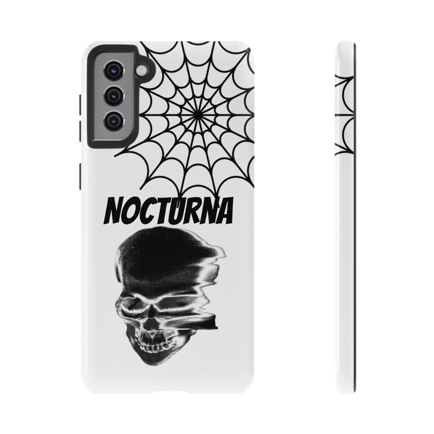 Nocturna Skull Phone Case - Tough & Edgy Design for Gothic Style