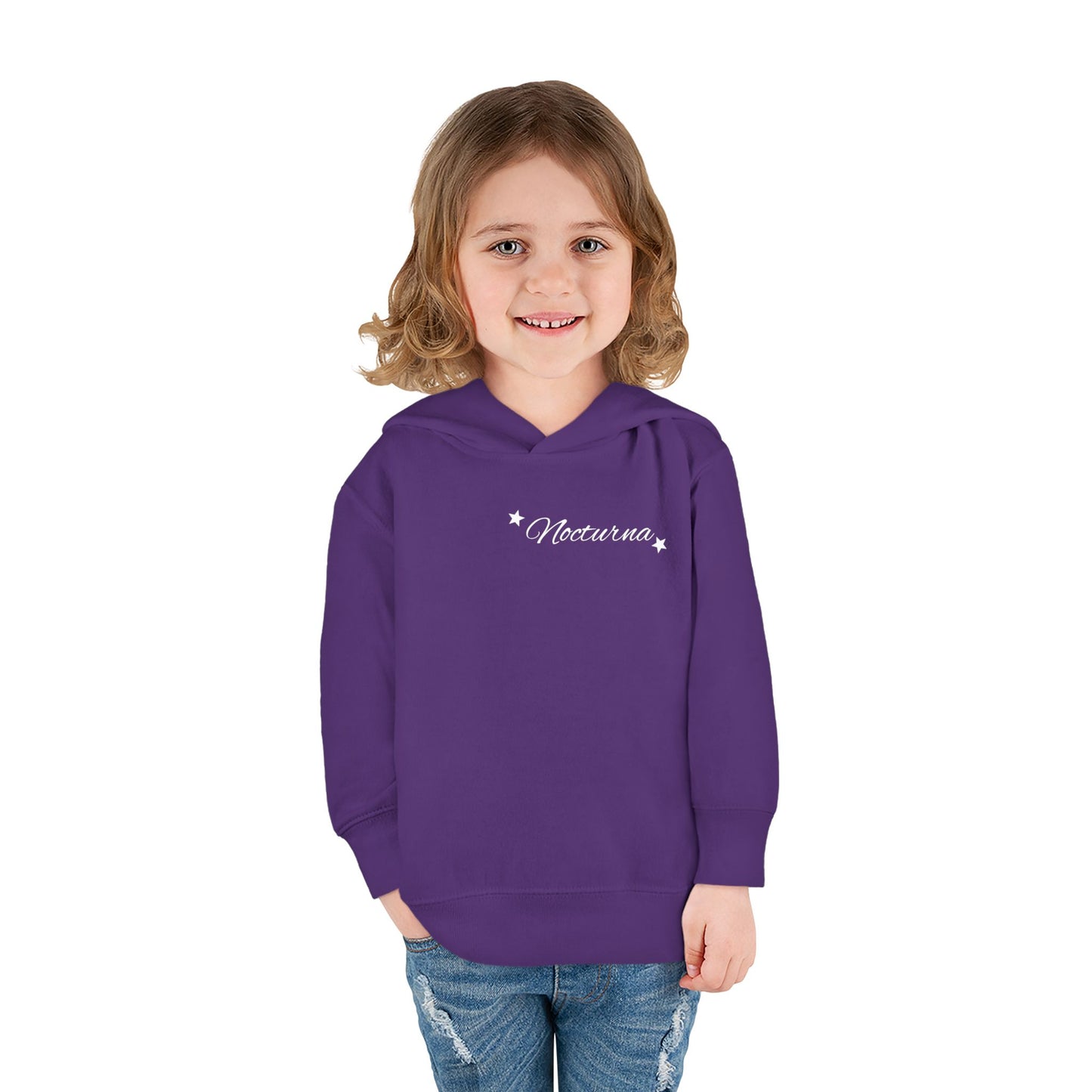 Nocturna Toddler Pullover Fleece Hoodie - Cozy Bat Themed Kids Wear