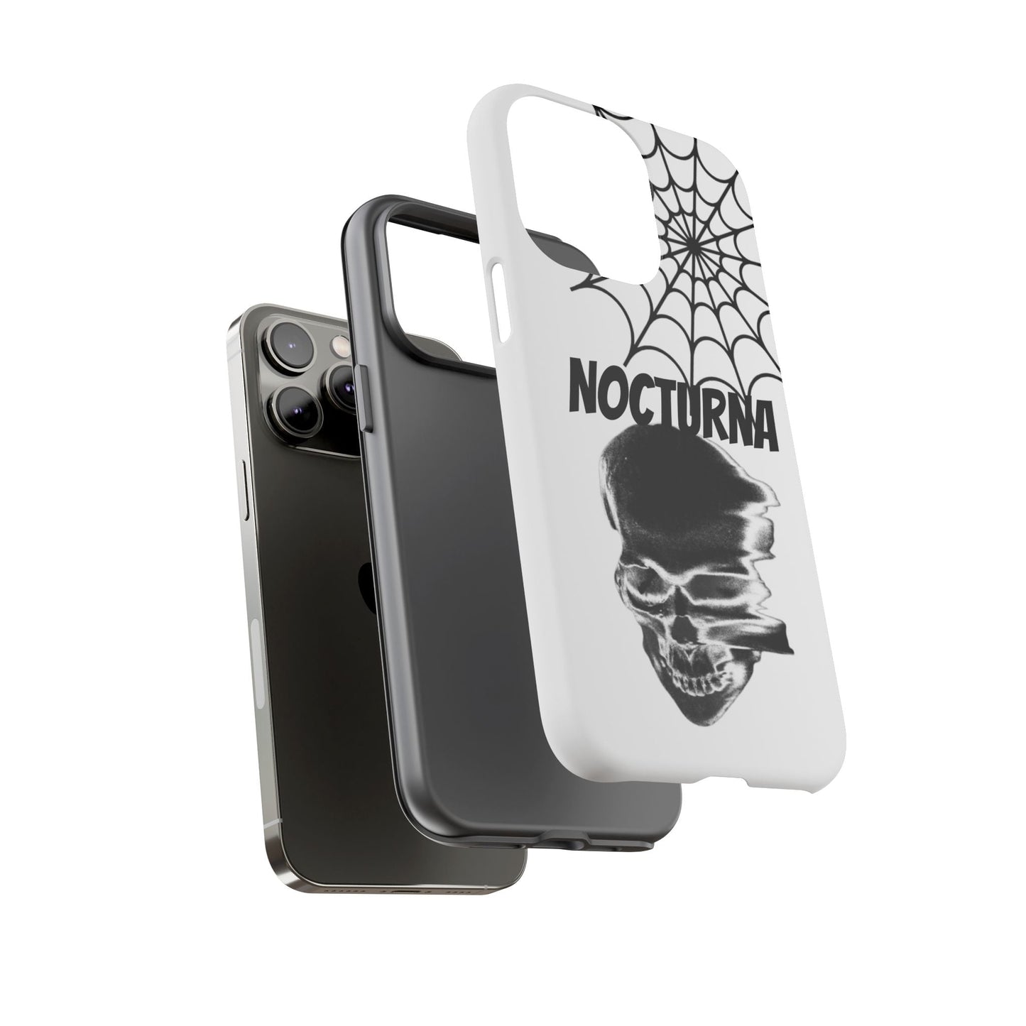 Nocturna Skull Phone Case - Tough & Edgy Design for Gothic Style