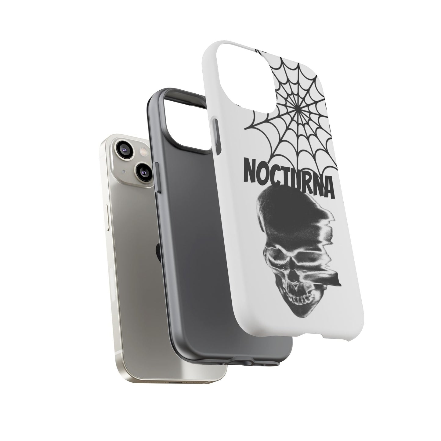 Nocturna Skull Phone Case - Tough & Edgy Design for Gothic Style