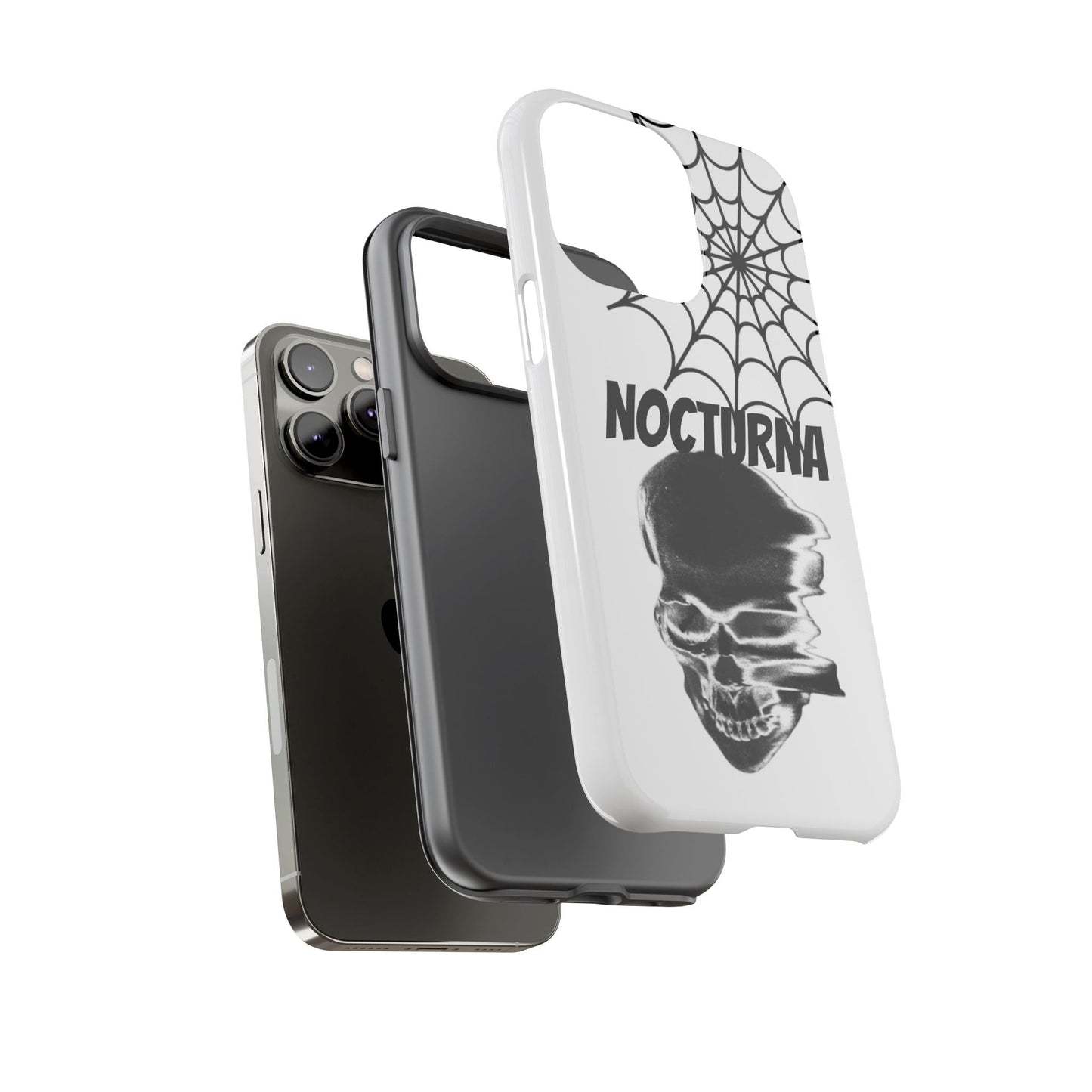 Nocturna Skull Phone Case - Tough & Edgy Design for Gothic Style