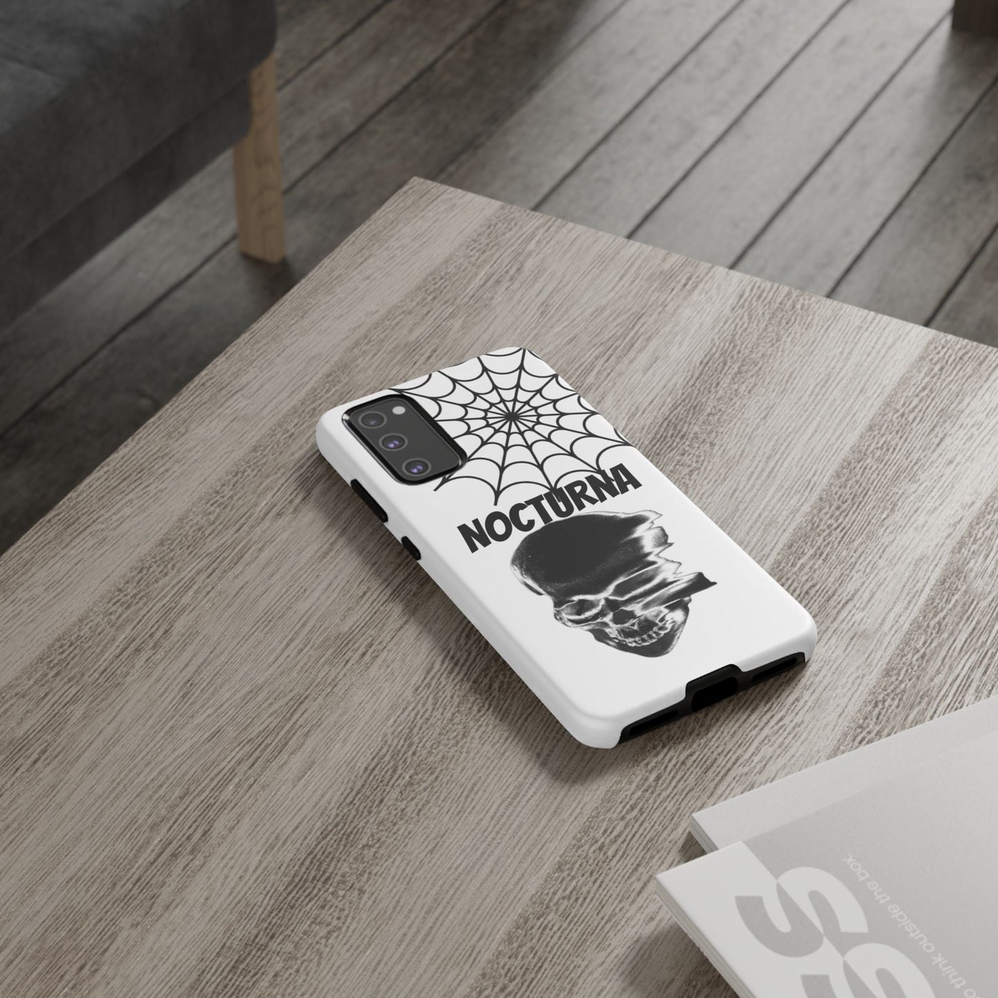 Nocturna Skull Phone Case - Tough & Edgy Design for Gothic Style