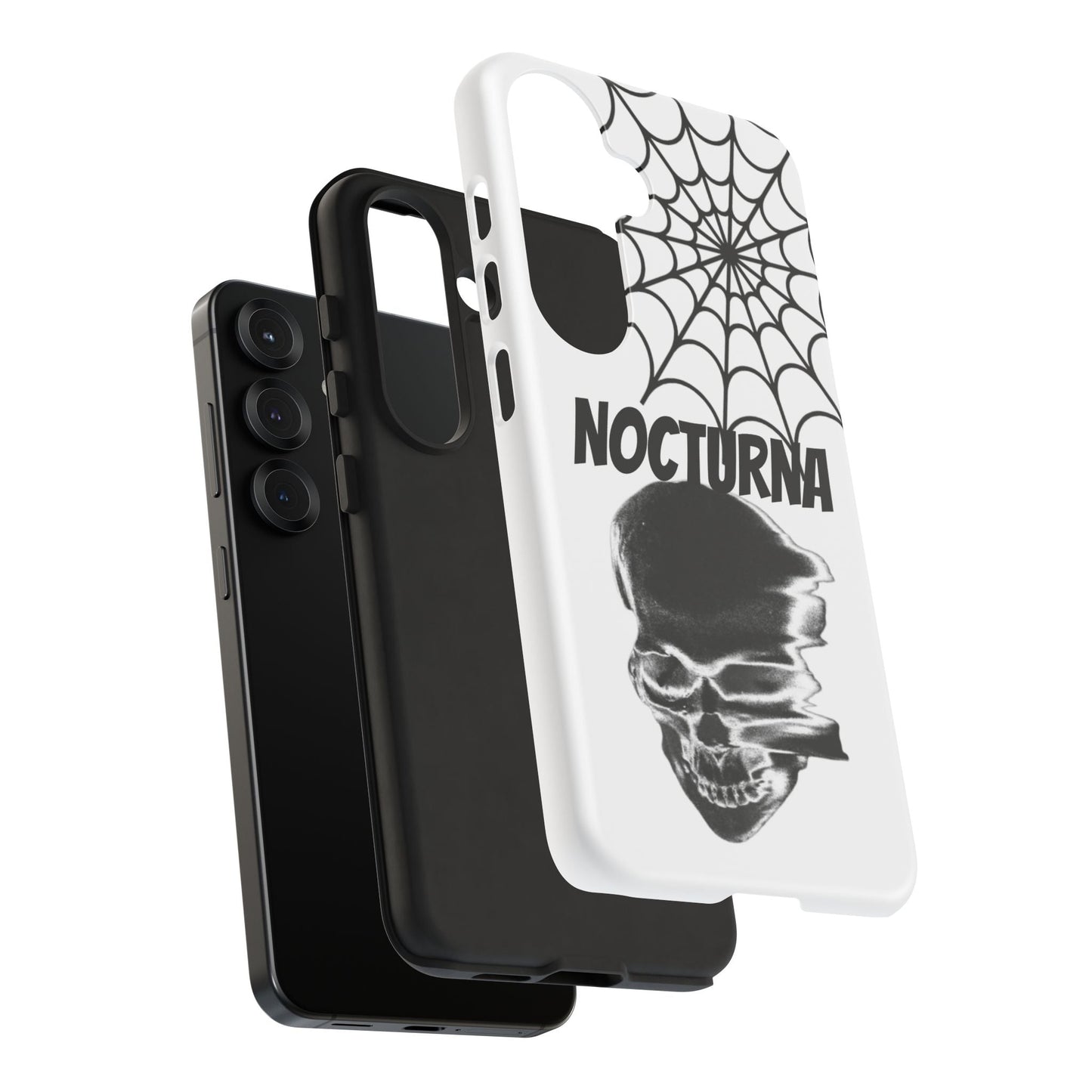 Nocturna Skull Phone Case - Tough & Edgy Design for Gothic Style
