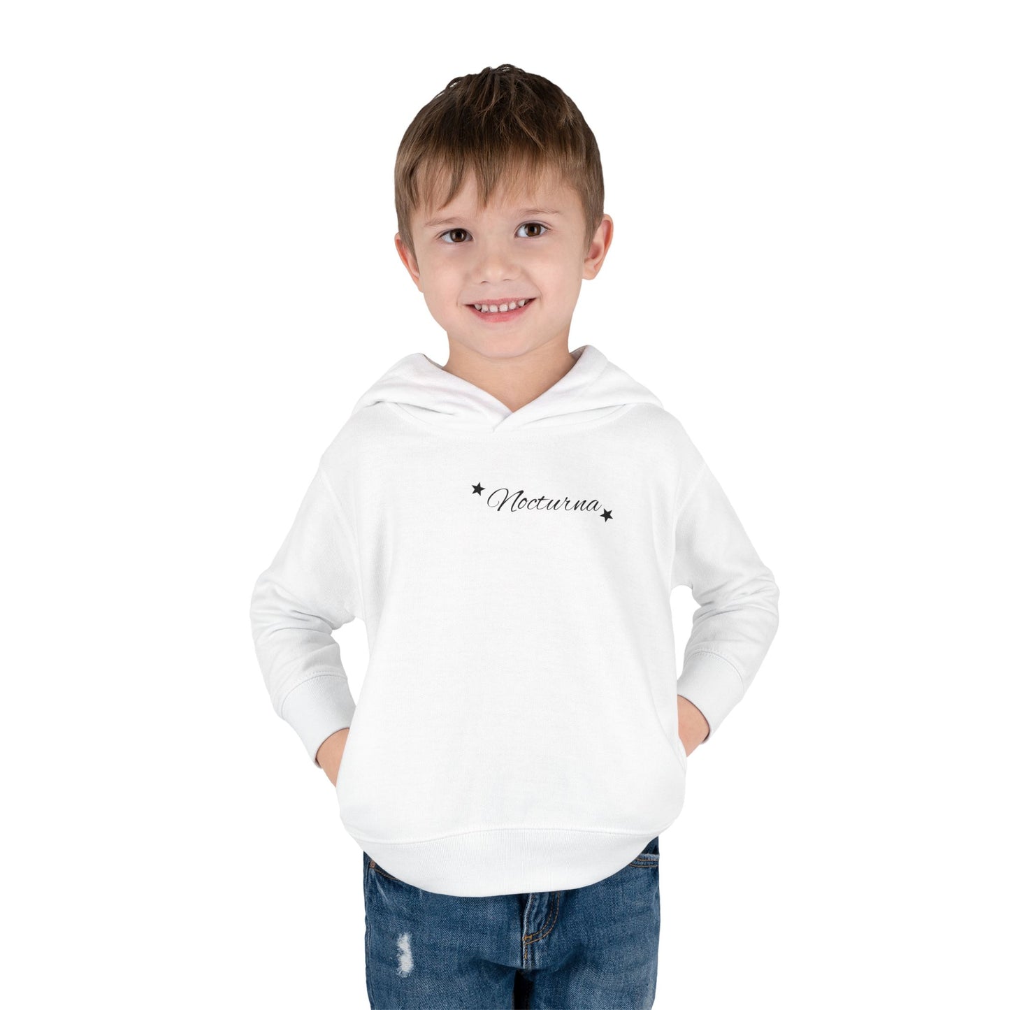 Nocturna Toddler Pullover Fleece Hoodie - Cozy Bat Themed Kids Wear