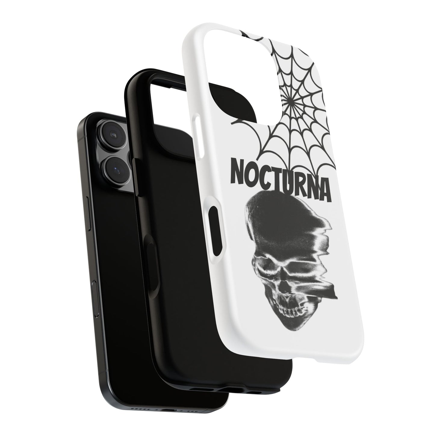 Nocturna Skull Phone Case - Tough & Edgy Design for Gothic Style