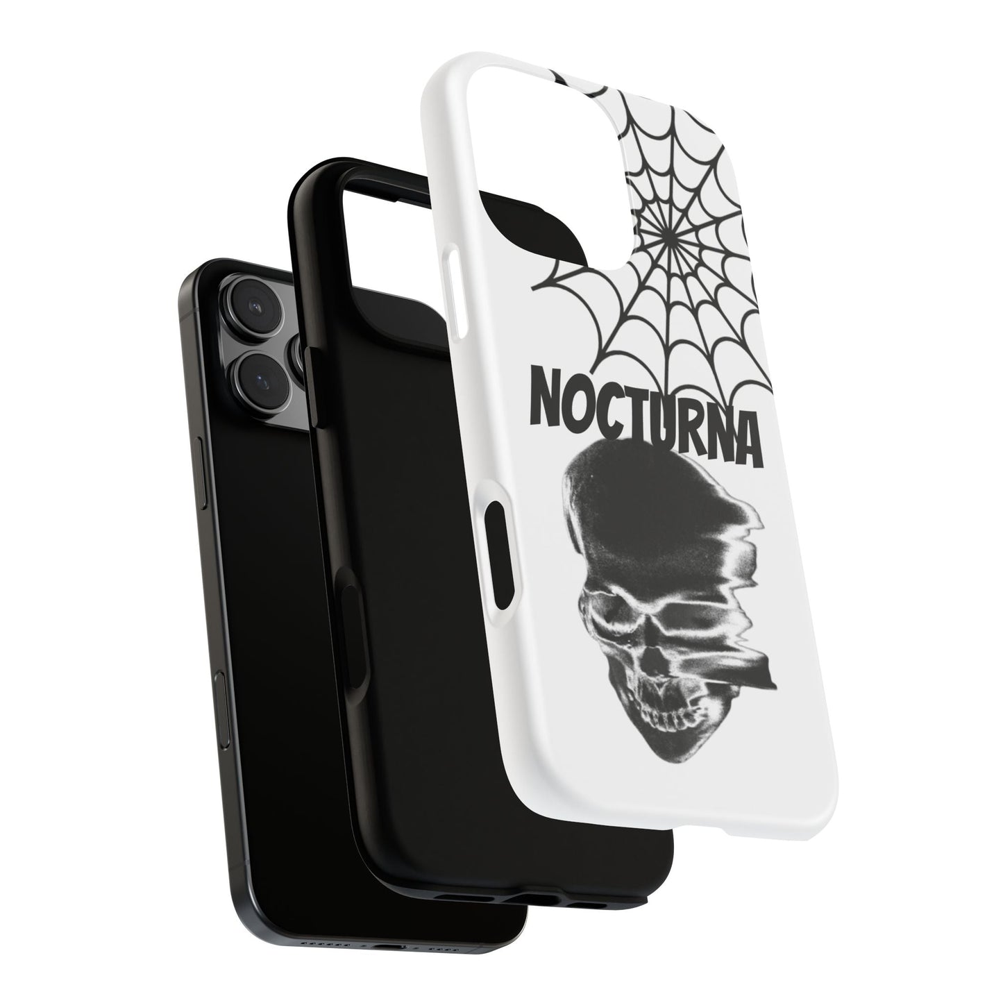 Nocturna Skull Phone Case - Tough & Edgy Design for Gothic Style