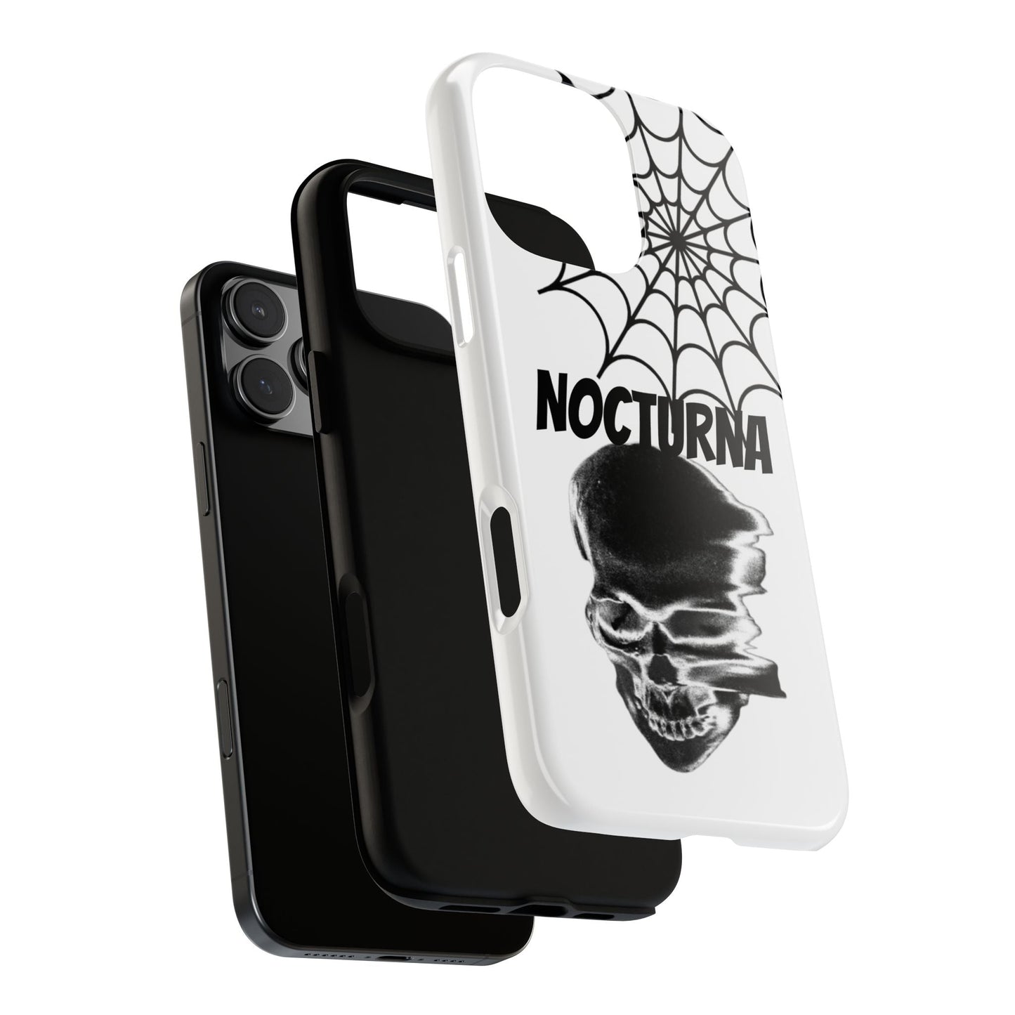 Nocturna Skull Phone Case - Tough & Edgy Design for Gothic Style