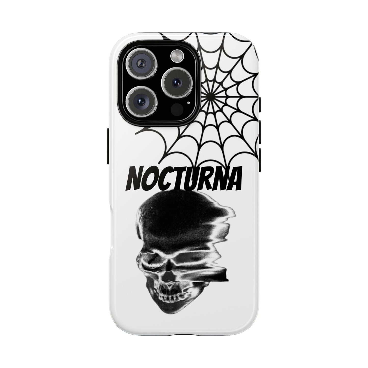 Nocturna Skull Phone Case - Tough & Edgy Design for Gothic Style