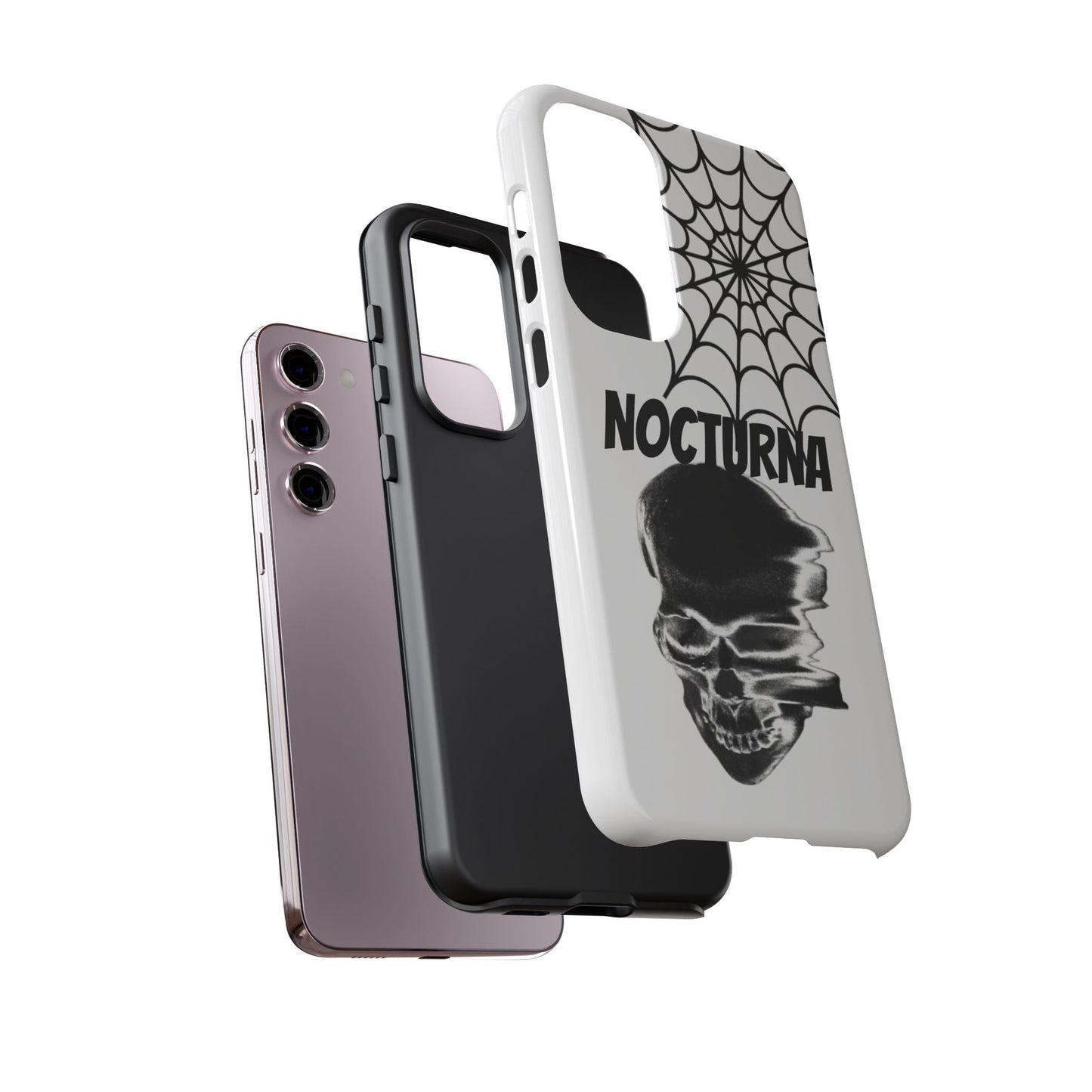 Nocturna Skull Phone Case - Tough & Edgy Design for Gothic Style