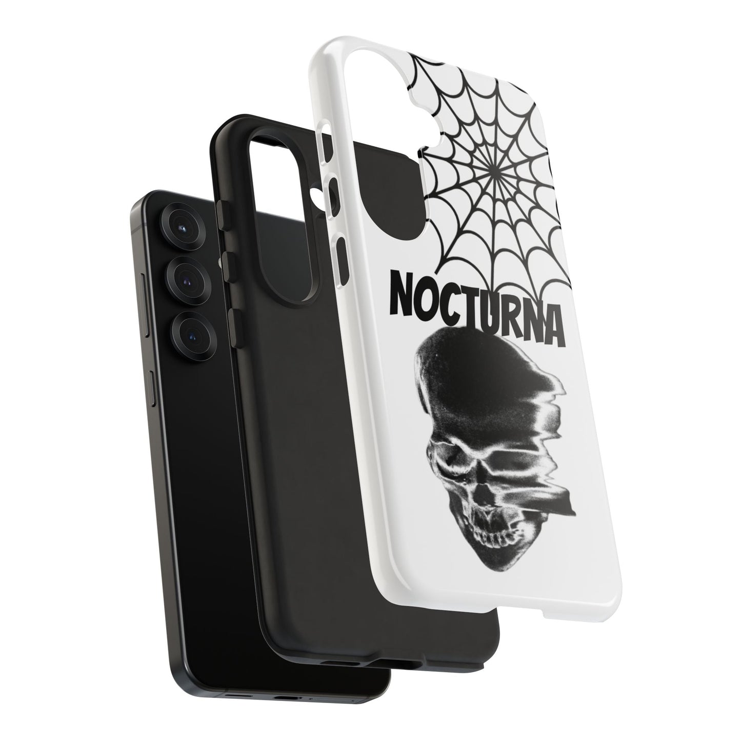 Nocturna Skull Phone Case - Tough & Edgy Design for Gothic Style