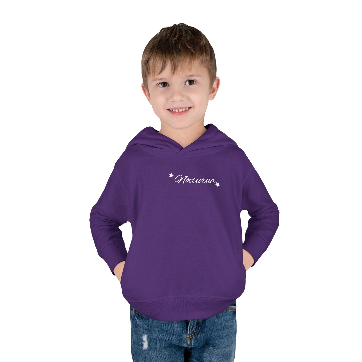 Nocturna Toddler Pullover Fleece Hoodie - Cozy Bat Themed Kids Wear