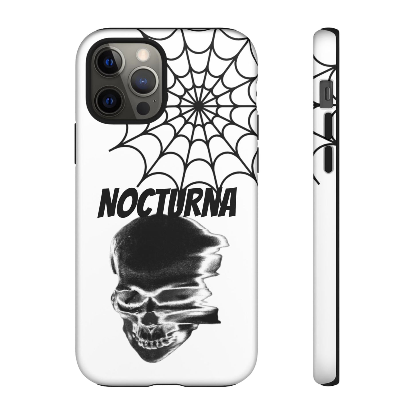 Nocturna Skull Phone Case - Tough & Edgy Design for Gothic Style