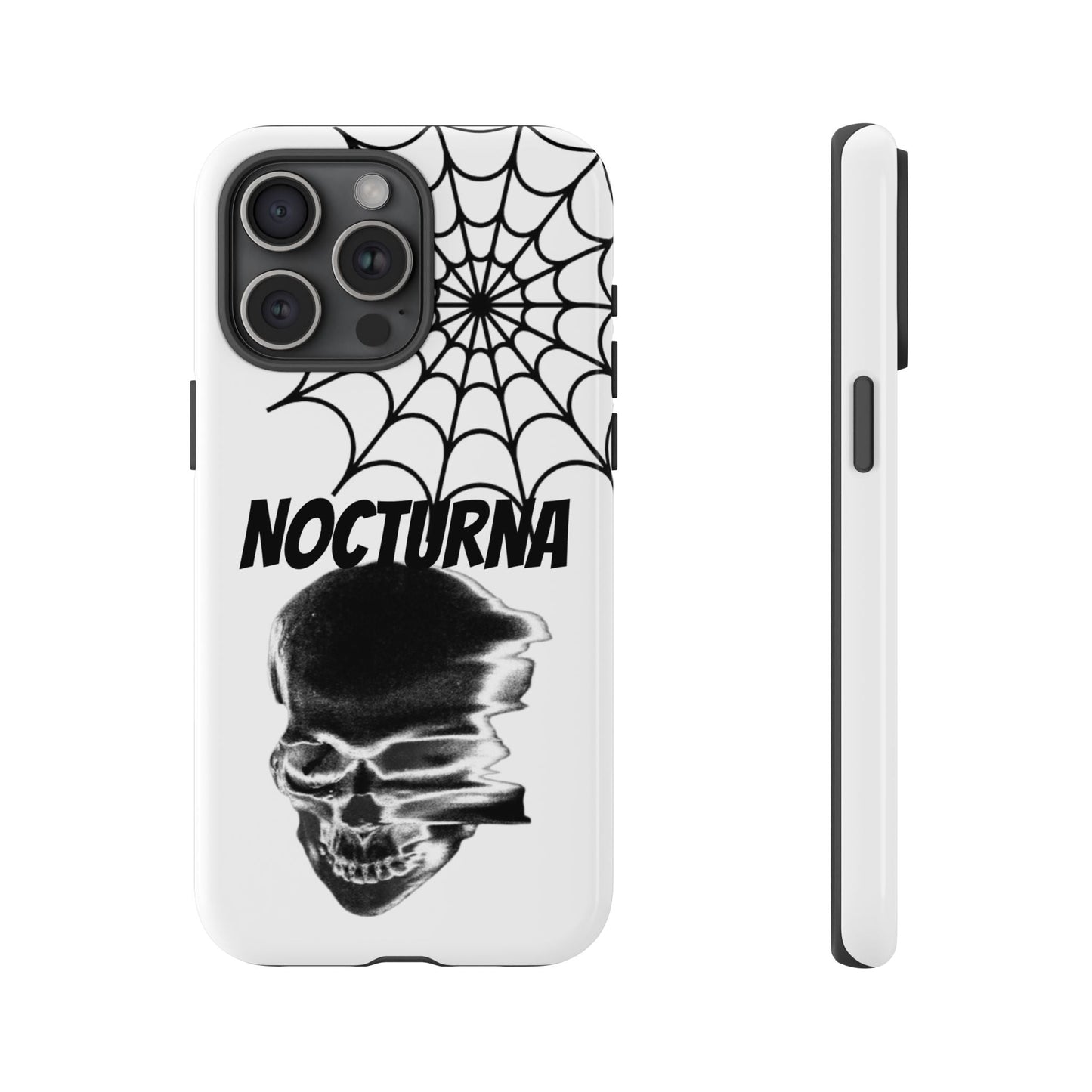 Nocturna Skull Phone Case - Tough & Edgy Design for Gothic Style