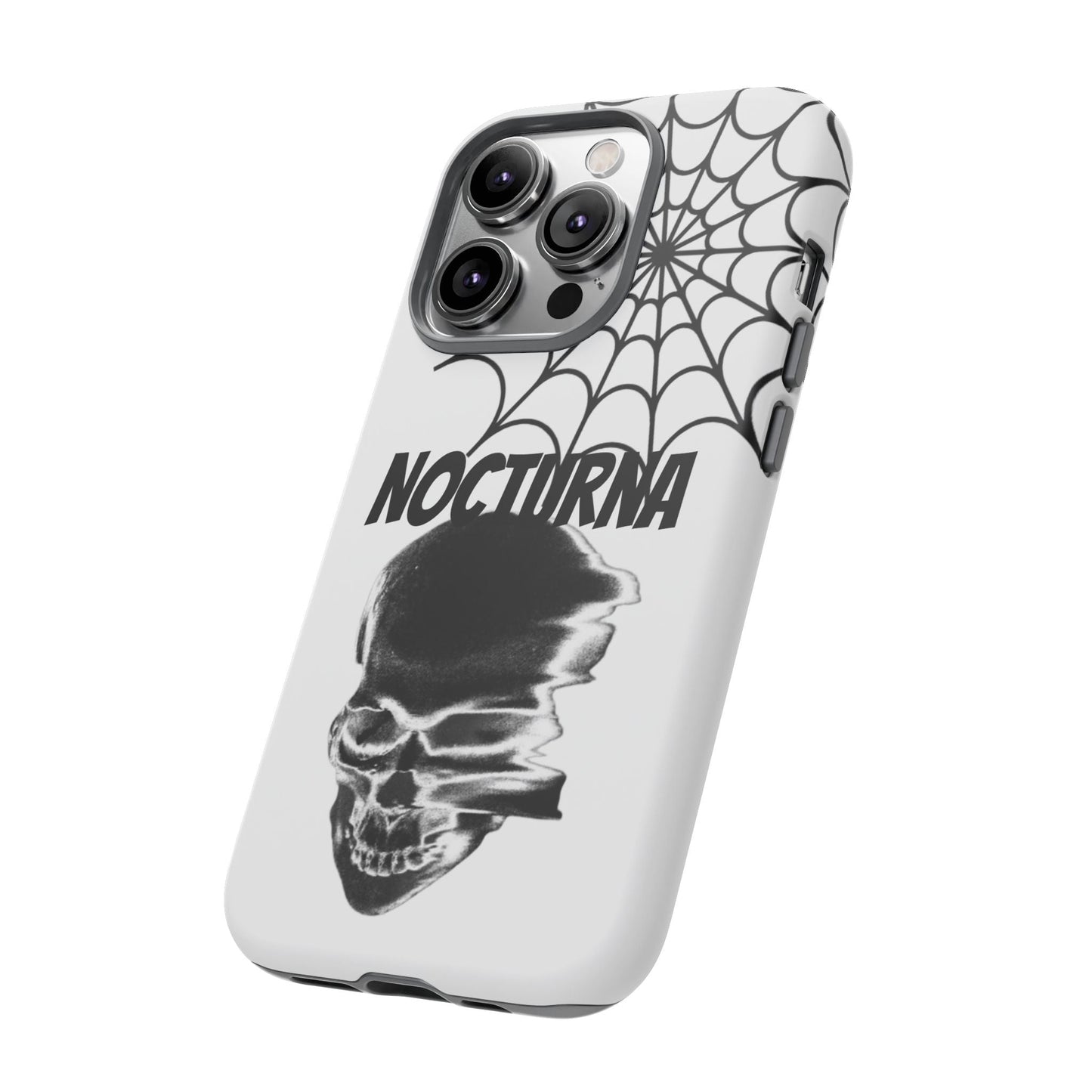 Nocturna Skull Phone Case - Tough & Edgy Design for Gothic Style