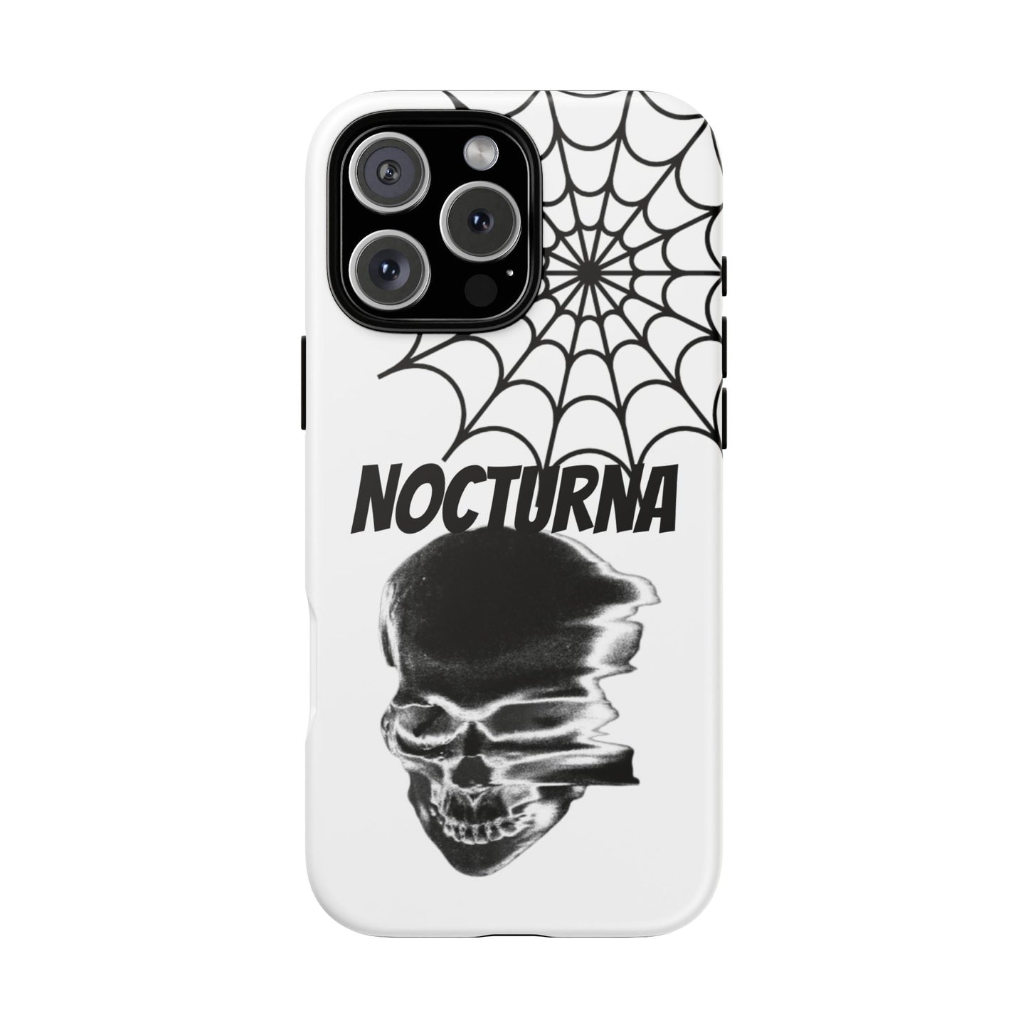 Nocturna Skull Phone Case - Tough & Edgy Design for Gothic Style