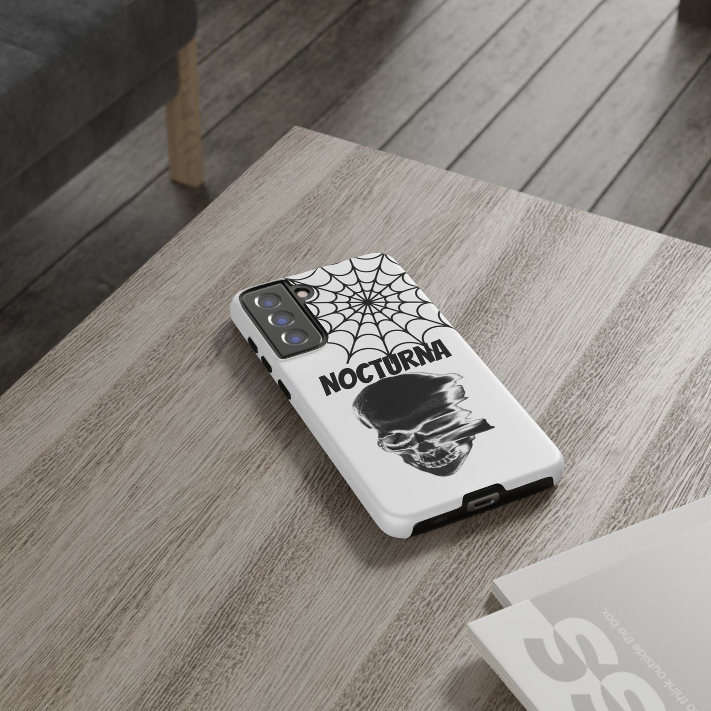 Nocturna Skull Phone Case - Tough & Edgy Design for Gothic Style