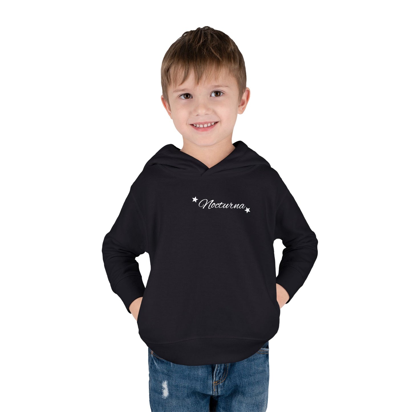 Nocturna Toddler Pullover Fleece Hoodie - Cozy Bat Themed Kids Wear