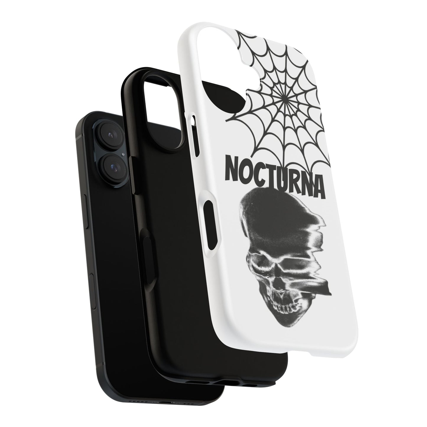 Nocturna Skull Phone Case - Tough & Edgy Design for Gothic Style