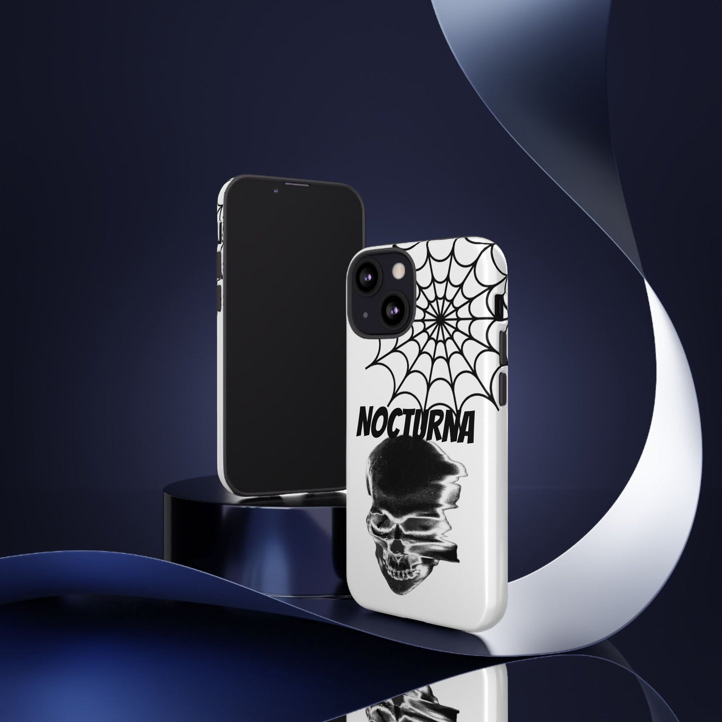 Nocturna Skull Phone Case - Tough & Edgy Design for Gothic Style