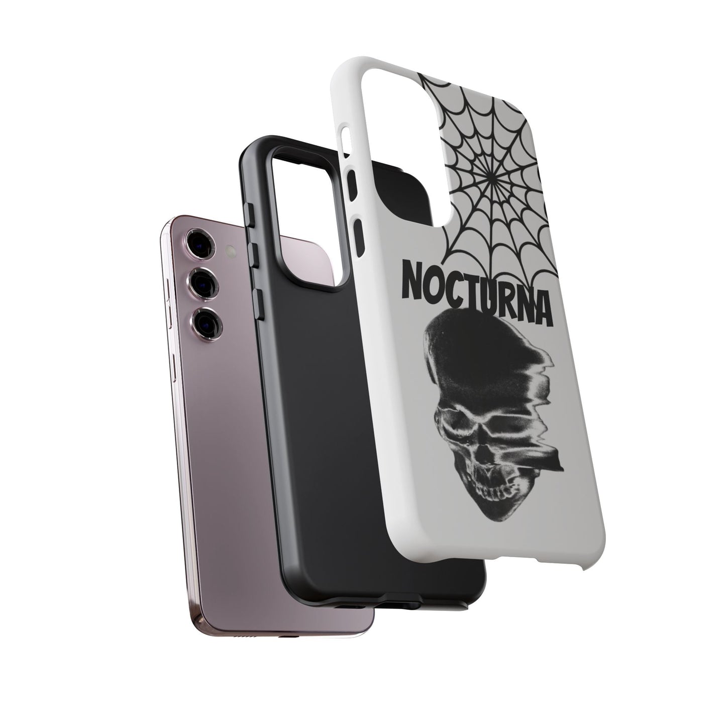 Nocturna Skull Phone Case - Tough & Edgy Design for Gothic Style