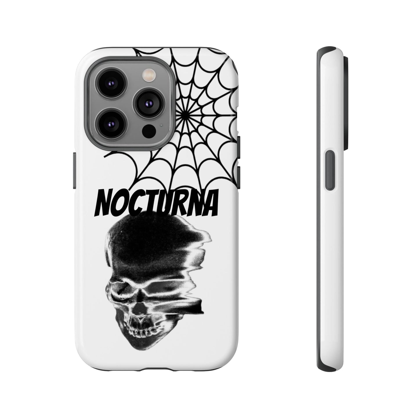 Nocturna Skull Phone Case - Tough & Edgy Design for Gothic Style