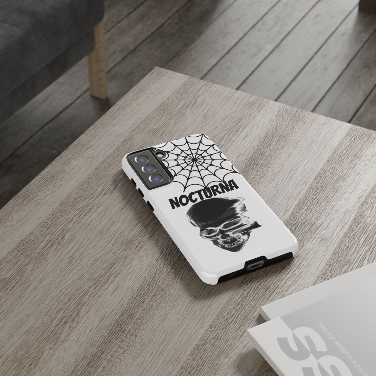 Nocturna Skull Phone Case - Tough & Edgy Design for Gothic Style