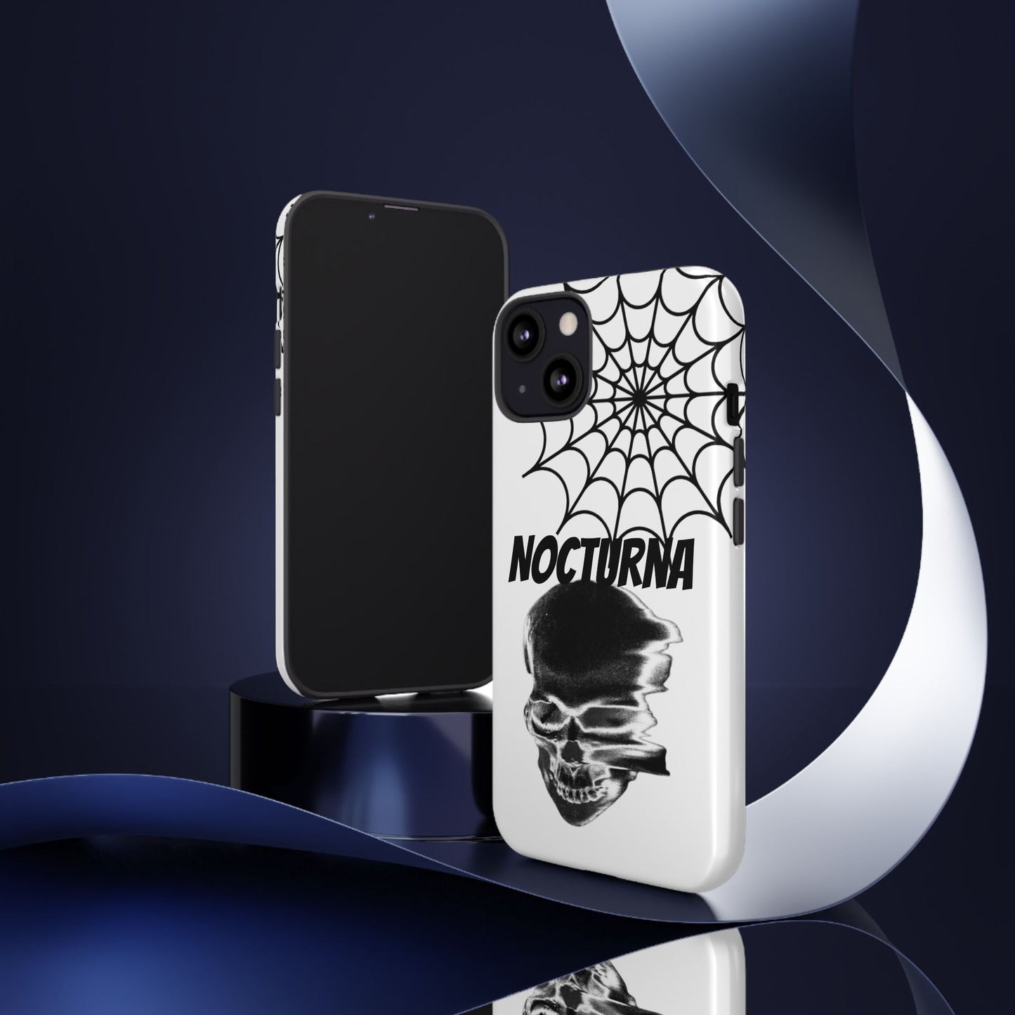 Nocturna Skull Phone Case - Tough & Edgy Design for Gothic Style