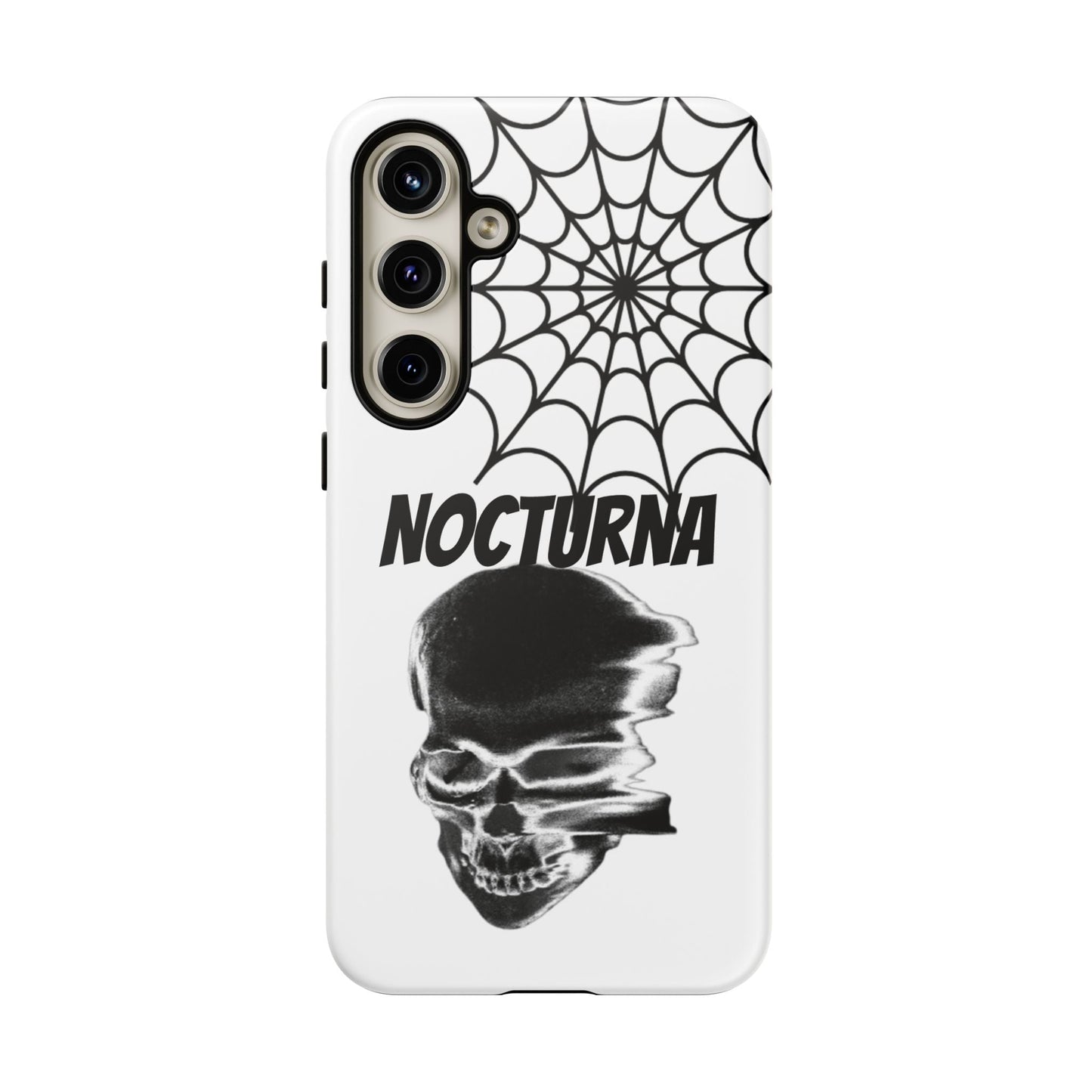 Nocturna Skull Phone Case - Tough & Edgy Design for Gothic Style