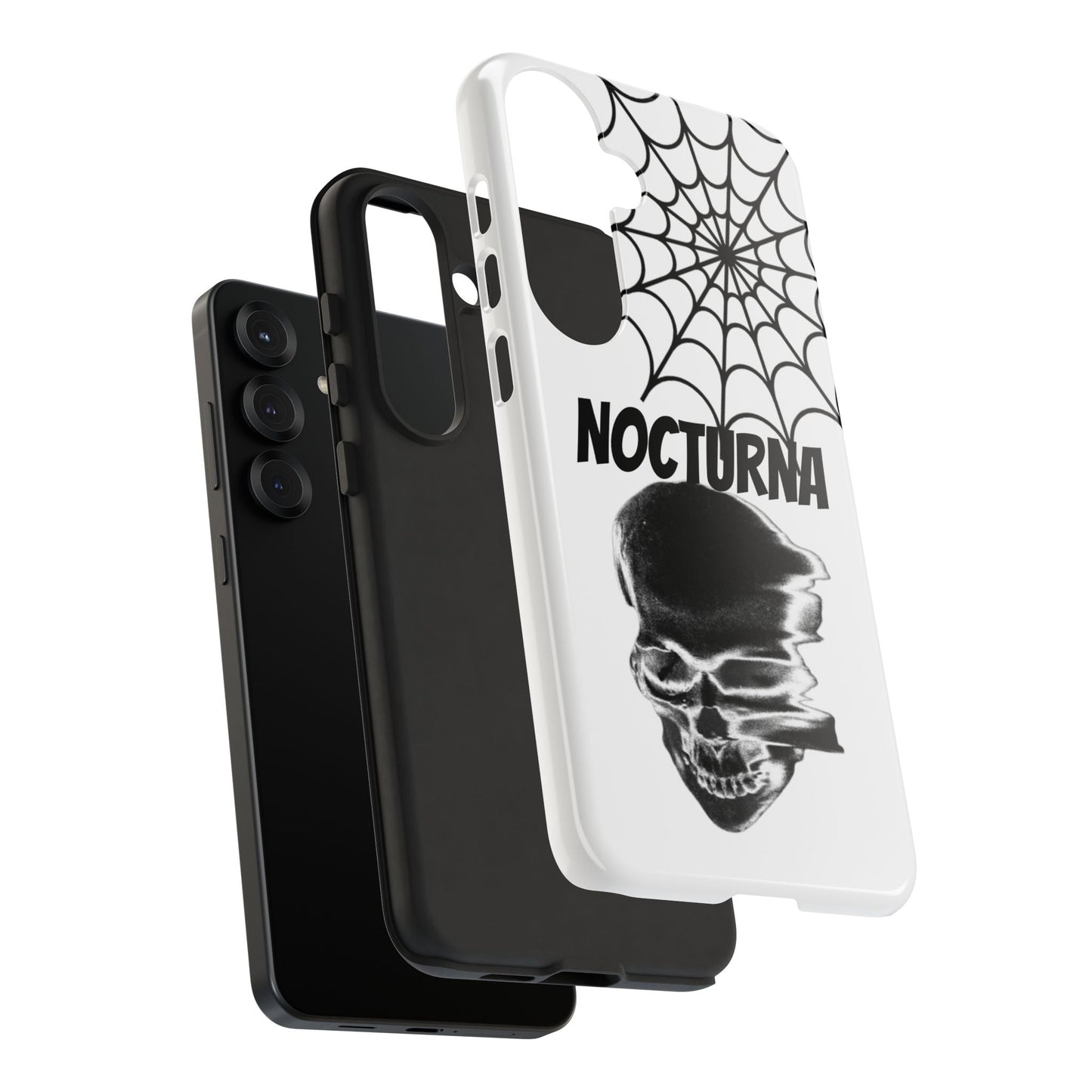 Nocturna Skull Phone Case - Tough & Edgy Design for Gothic Style