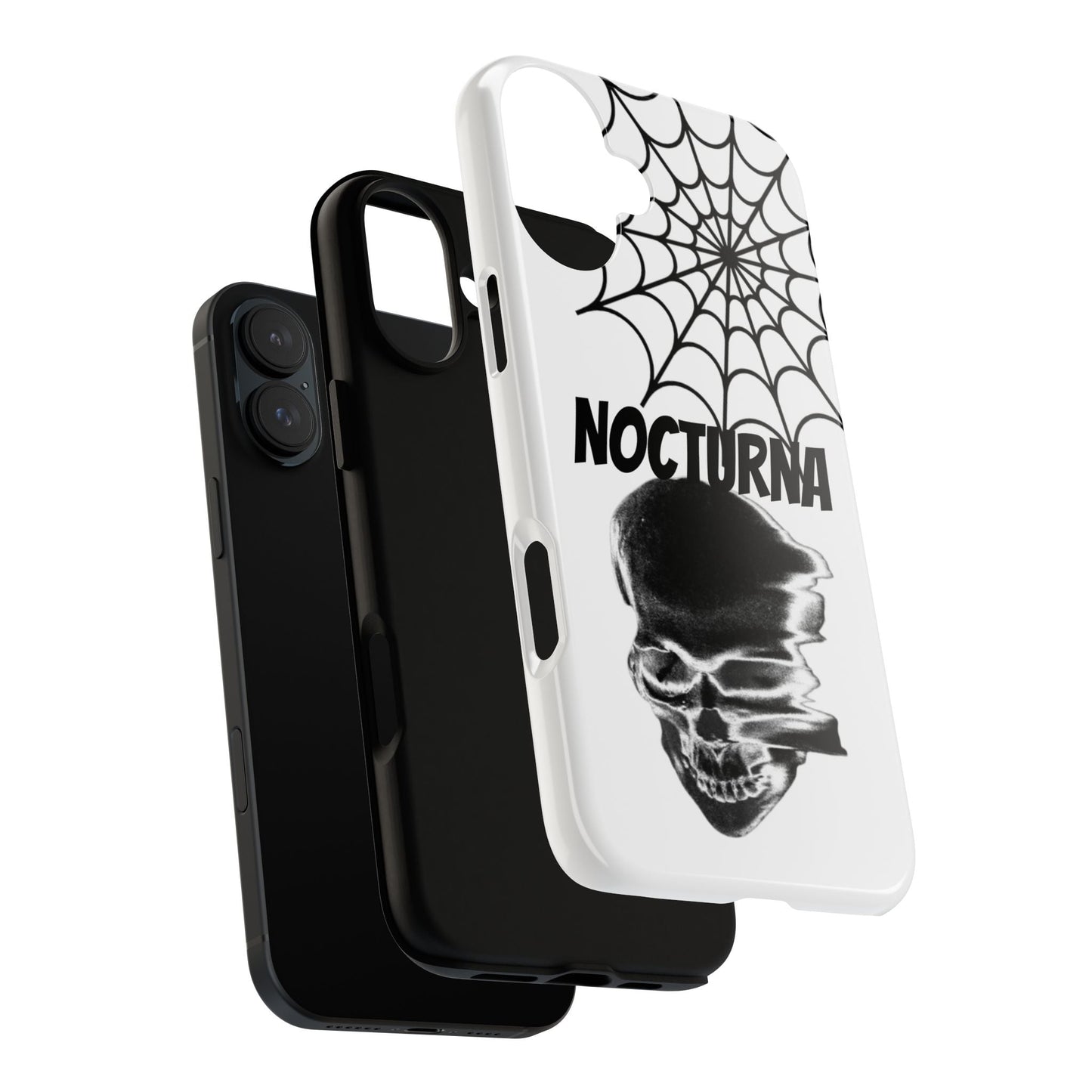 Nocturna Skull Phone Case - Tough & Edgy Design for Gothic Style