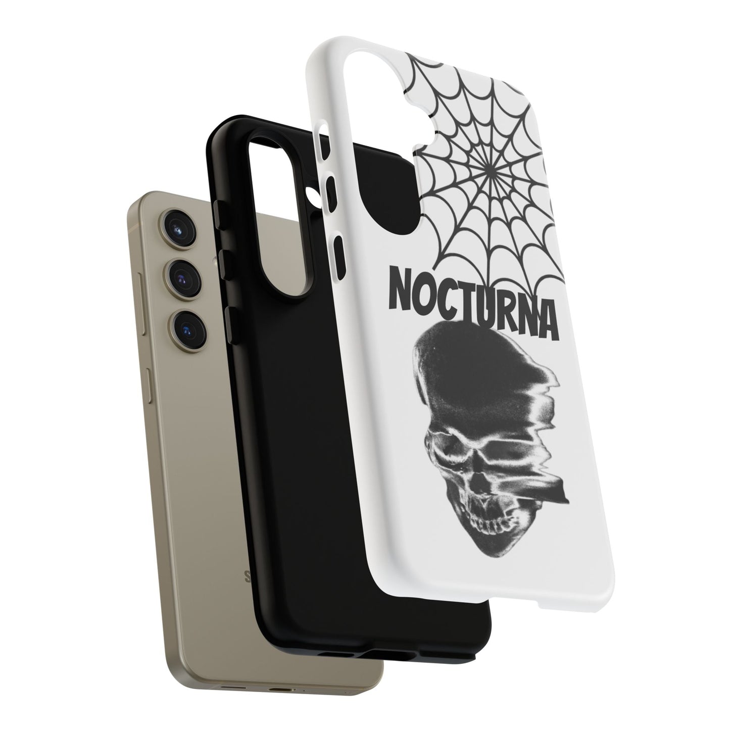 Nocturna Skull Phone Case - Tough & Edgy Design for Gothic Style