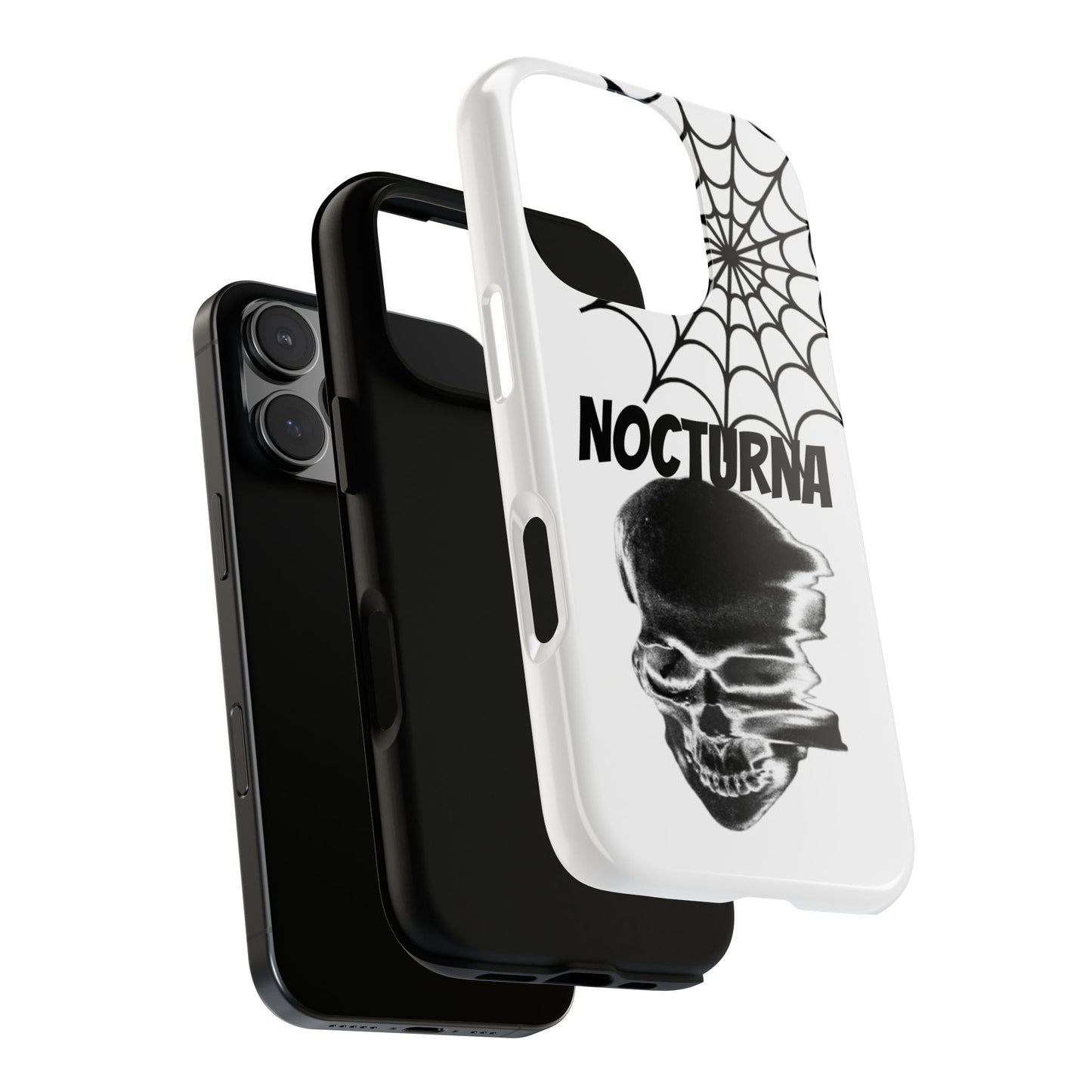 Nocturna Skull Phone Case - Tough & Edgy Design for Gothic Style
