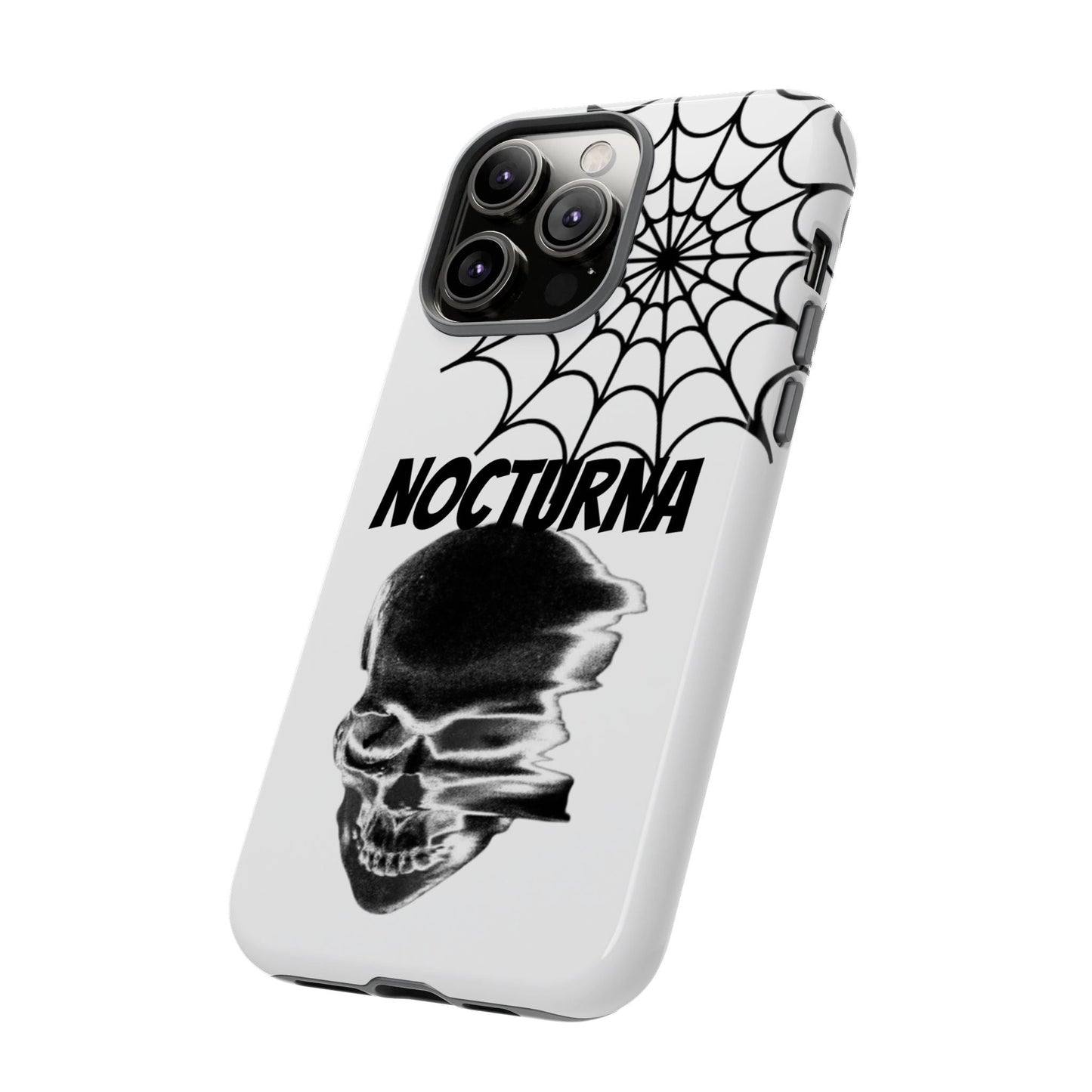 Nocturna Skull Phone Case - Tough & Edgy Design for Gothic Style