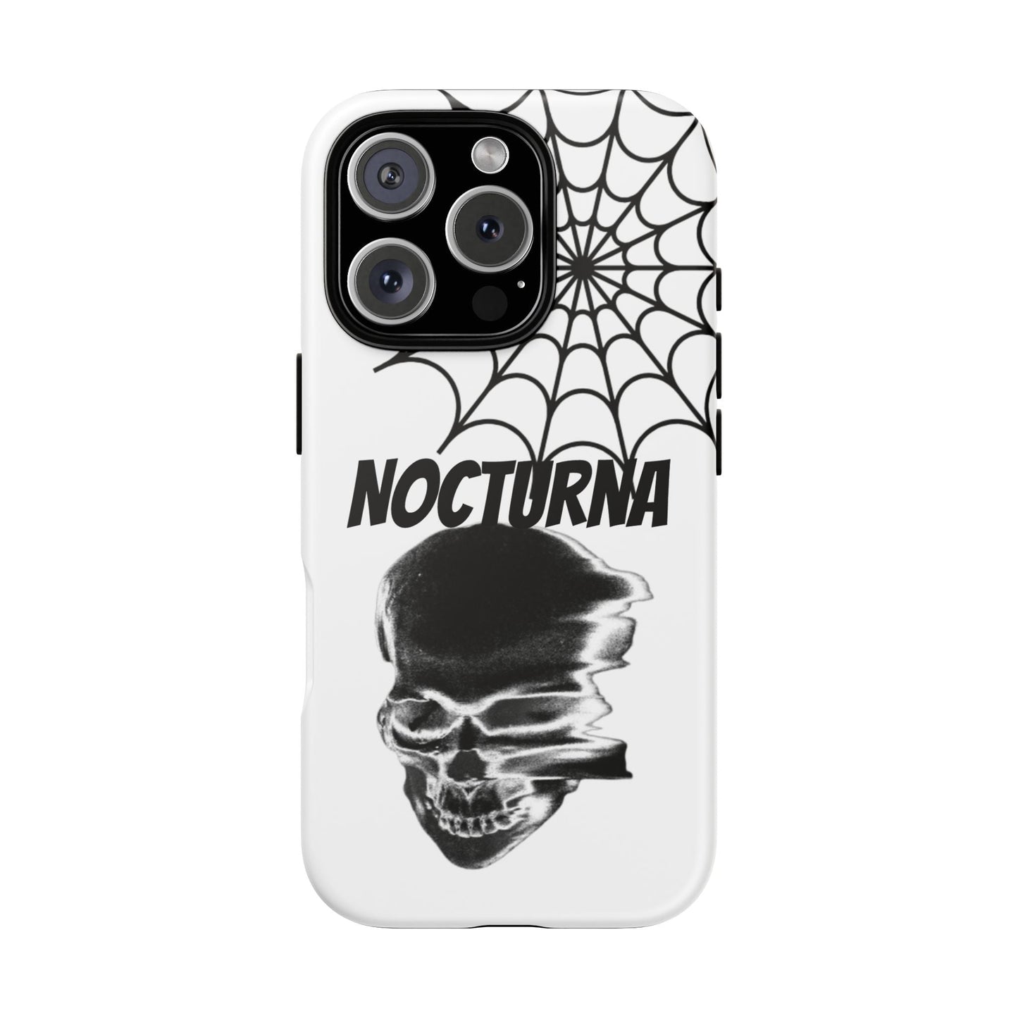 Nocturna Skull Phone Case - Tough & Edgy Design for Gothic Style