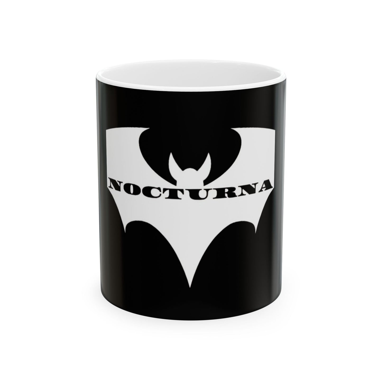 Nocturna Batman-Inspired Ceramic Mug - 11oz & 15oz - Perfect Gift for Comic Fans