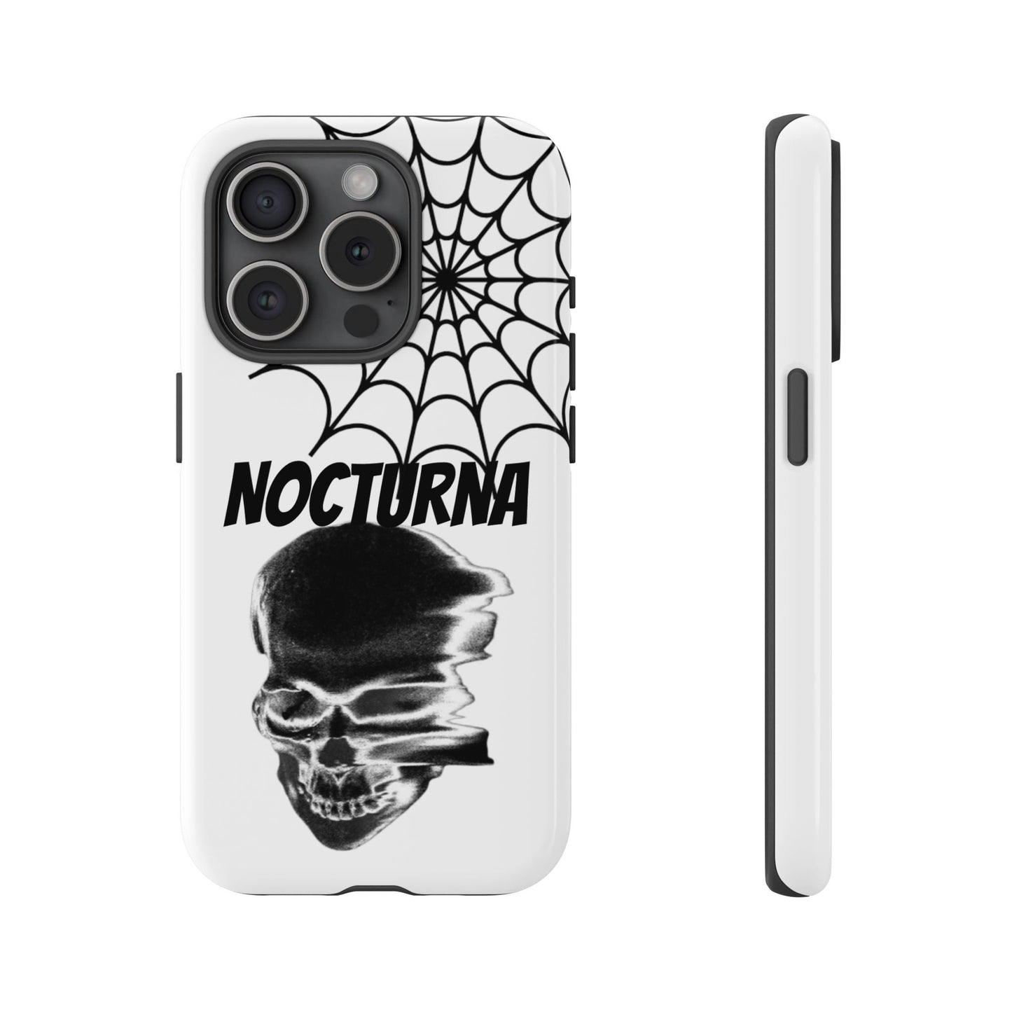 Nocturna Skull Phone Case - Tough & Edgy Design for Gothic Style