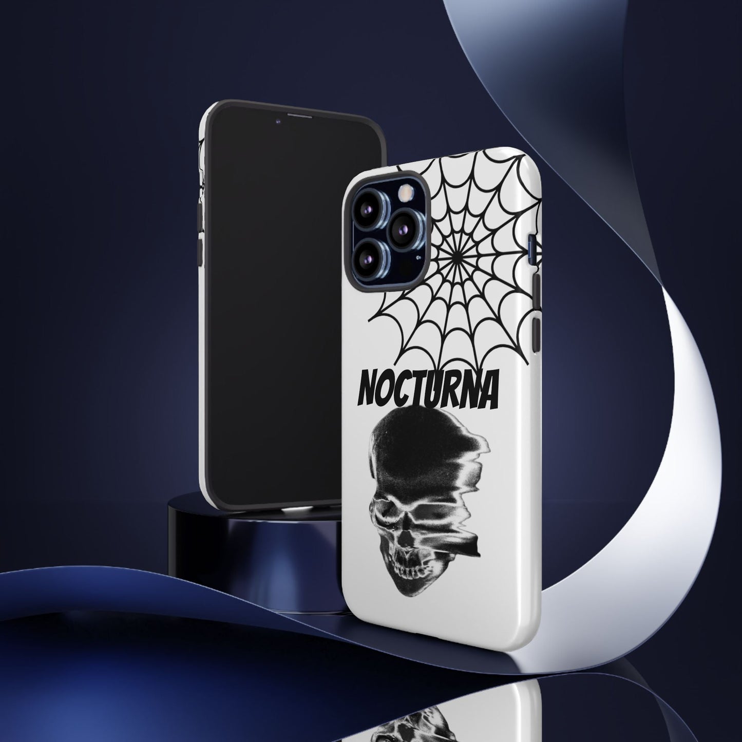 Nocturna Skull Phone Case - Tough & Edgy Design for Gothic Style