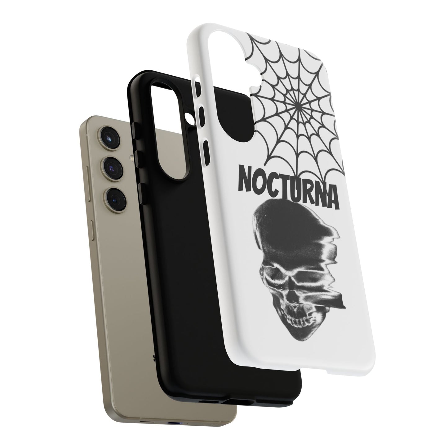 Nocturna Skull Phone Case - Tough & Edgy Design for Gothic Style