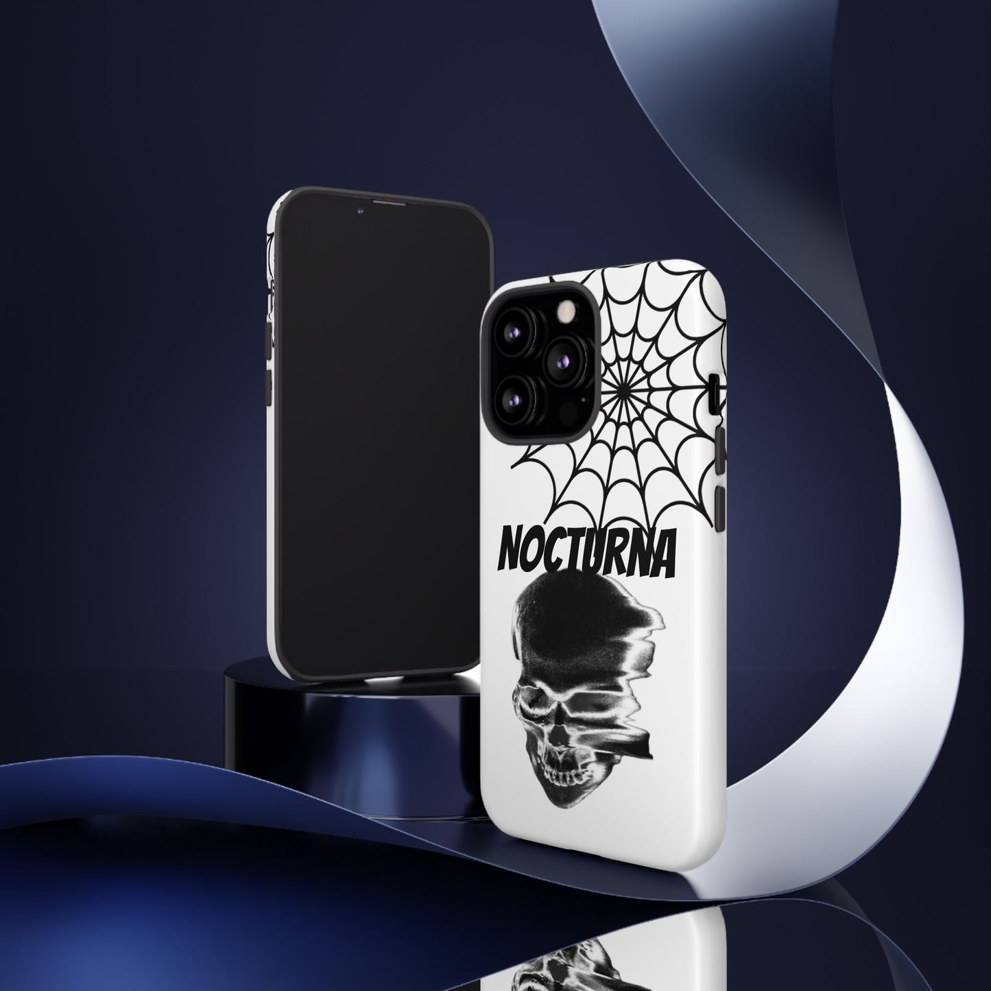 Nocturna Skull Phone Case - Tough & Edgy Design for Gothic Style