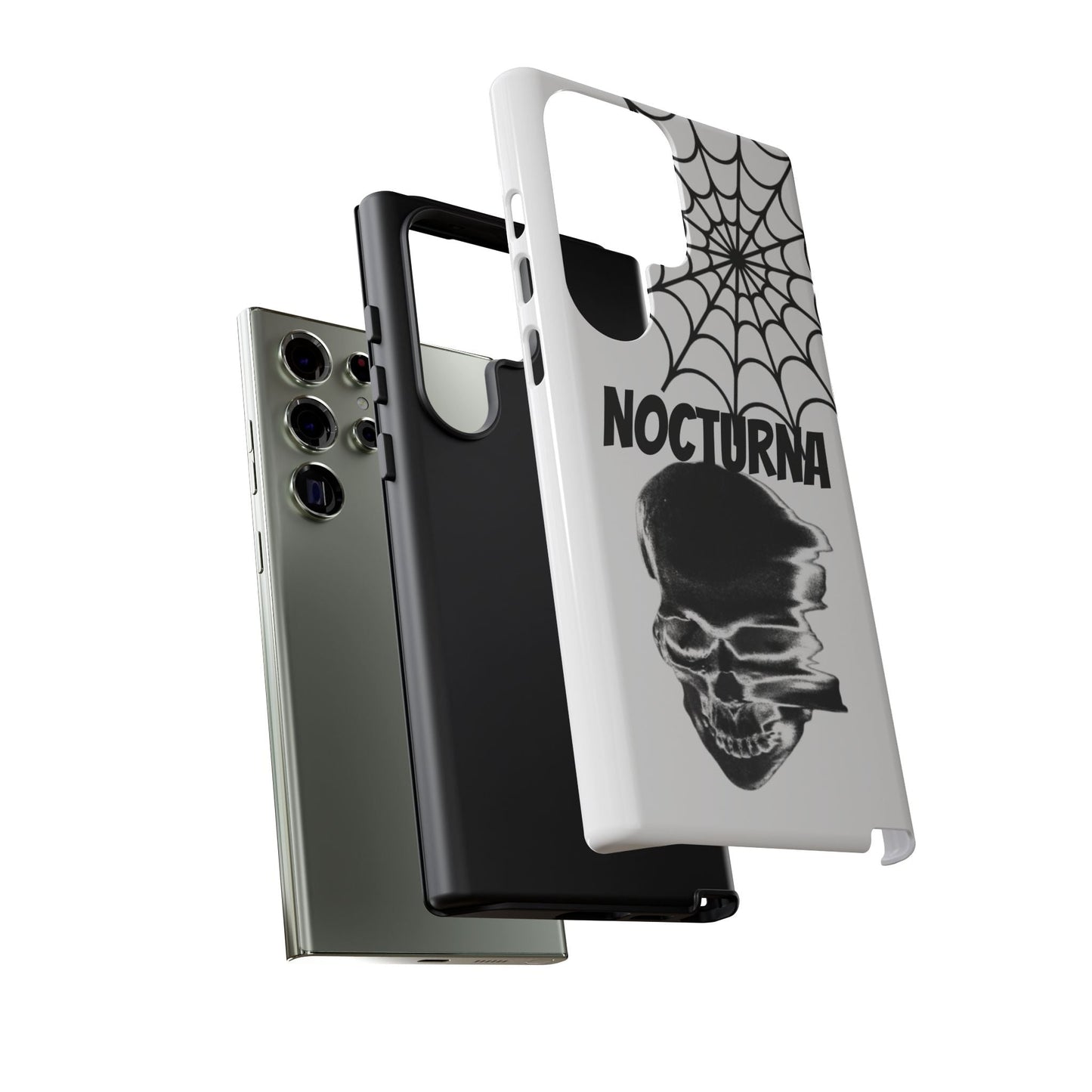 Nocturna Skull Phone Case - Tough & Edgy Design for Gothic Style