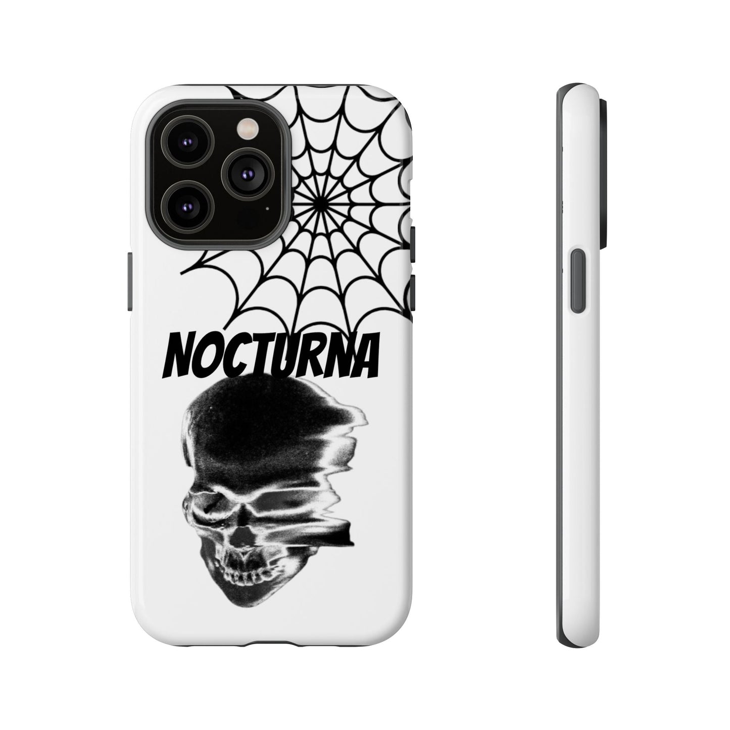 Nocturna Skull Phone Case - Tough & Edgy Design for Gothic Style