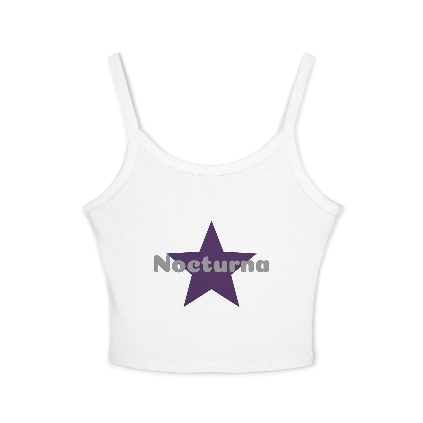 Nocturna Star Women's Spaghetti Strap Tank Top - Casual Summer Wear