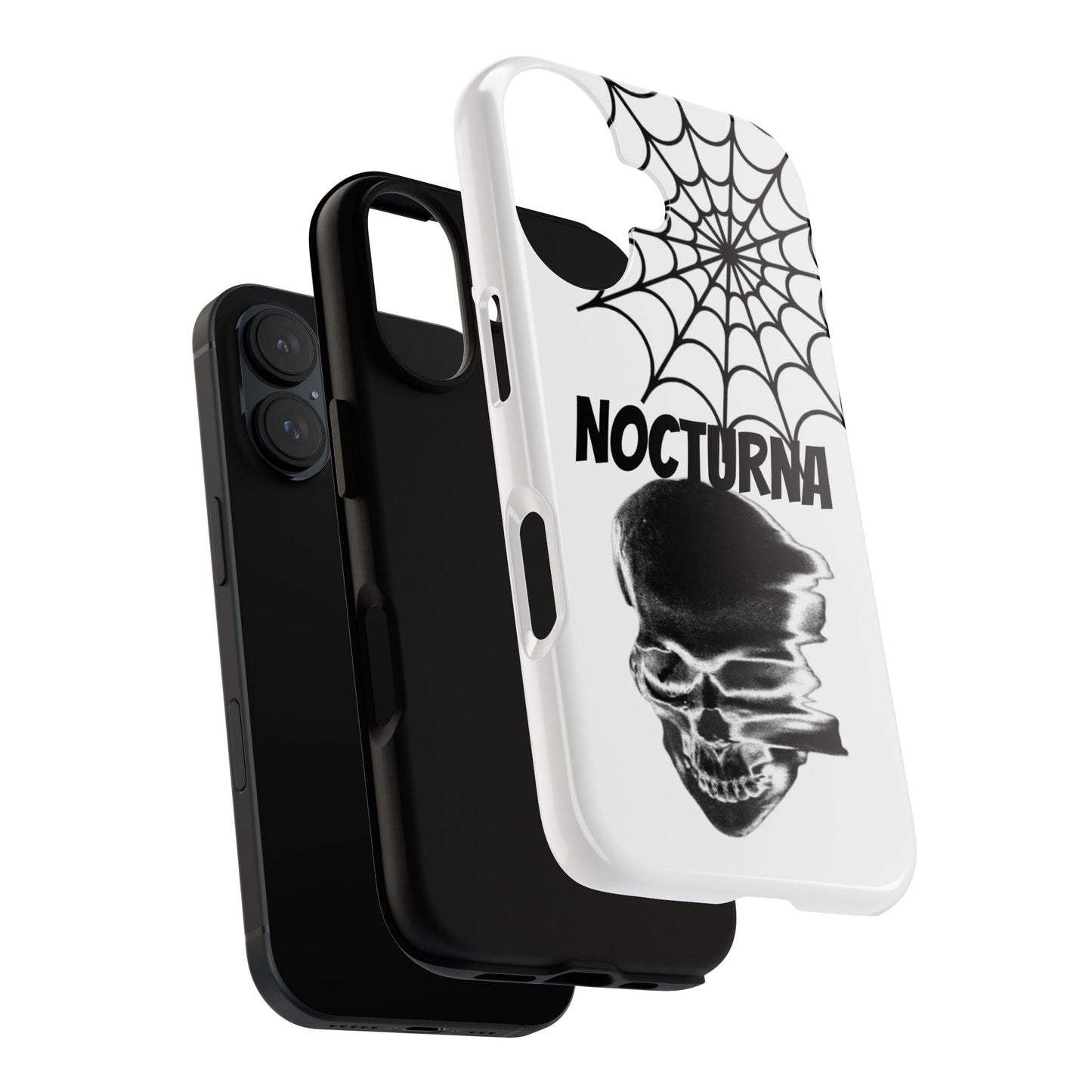 Nocturna Skull Phone Case - Tough & Edgy Design for Gothic Style