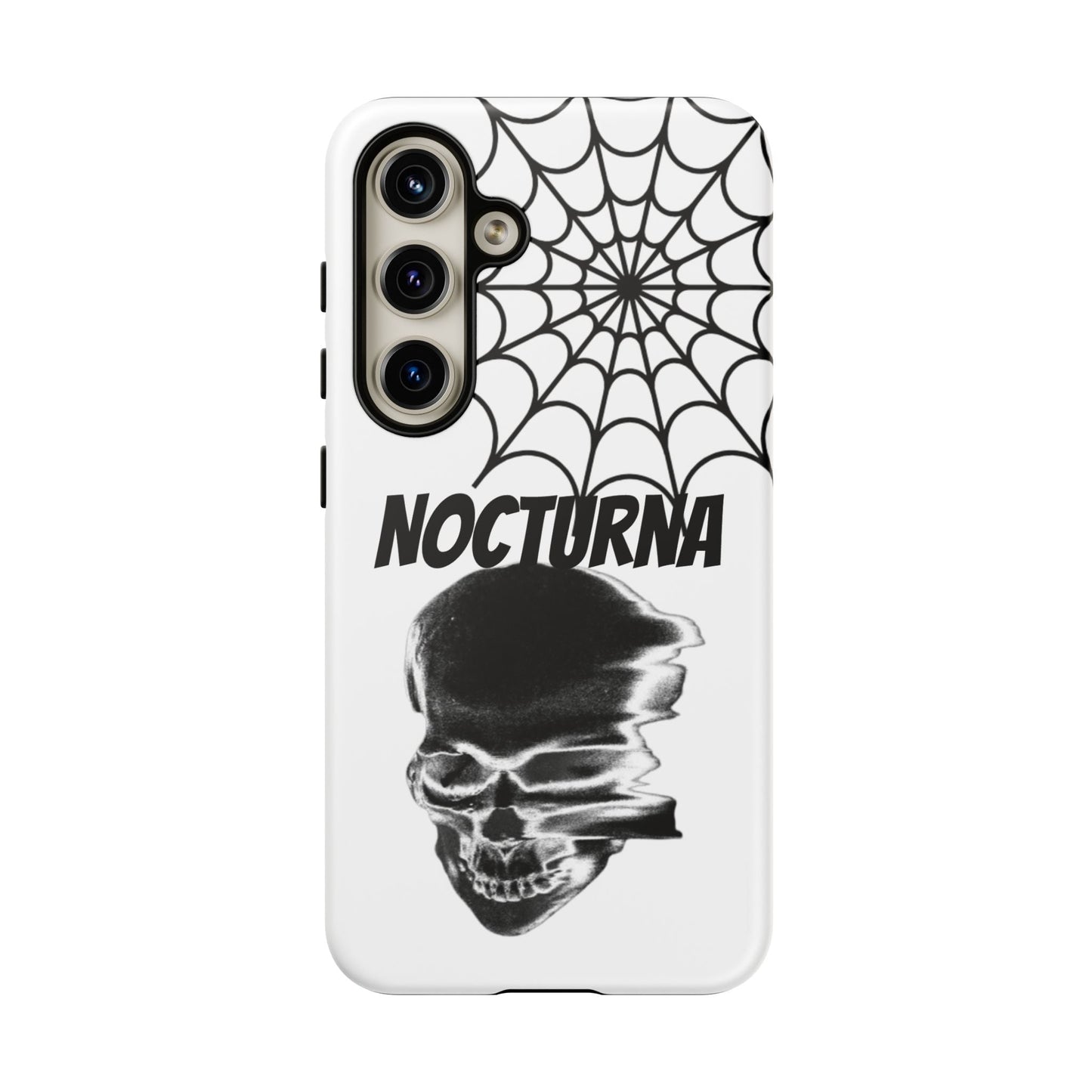 Nocturna Skull Phone Case - Tough & Edgy Design for Gothic Style
