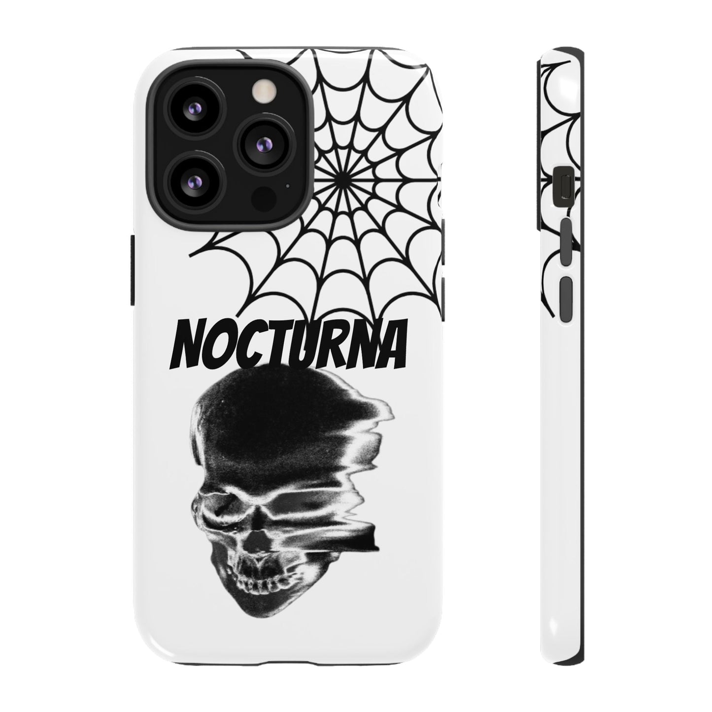 Nocturna Skull Phone Case - Tough & Edgy Design for Gothic Style