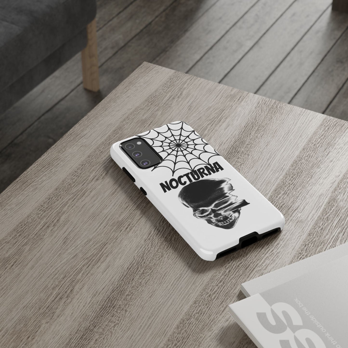 Nocturna Skull Phone Case - Tough & Edgy Design for Gothic Style