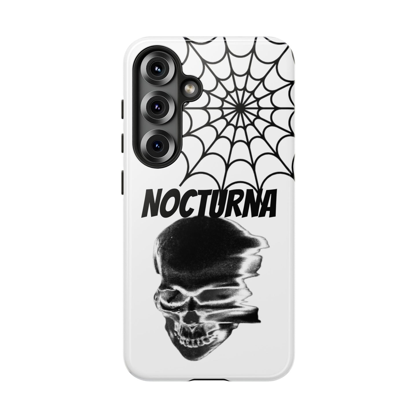 Nocturna Skull Phone Case - Tough & Edgy Design for Gothic Style