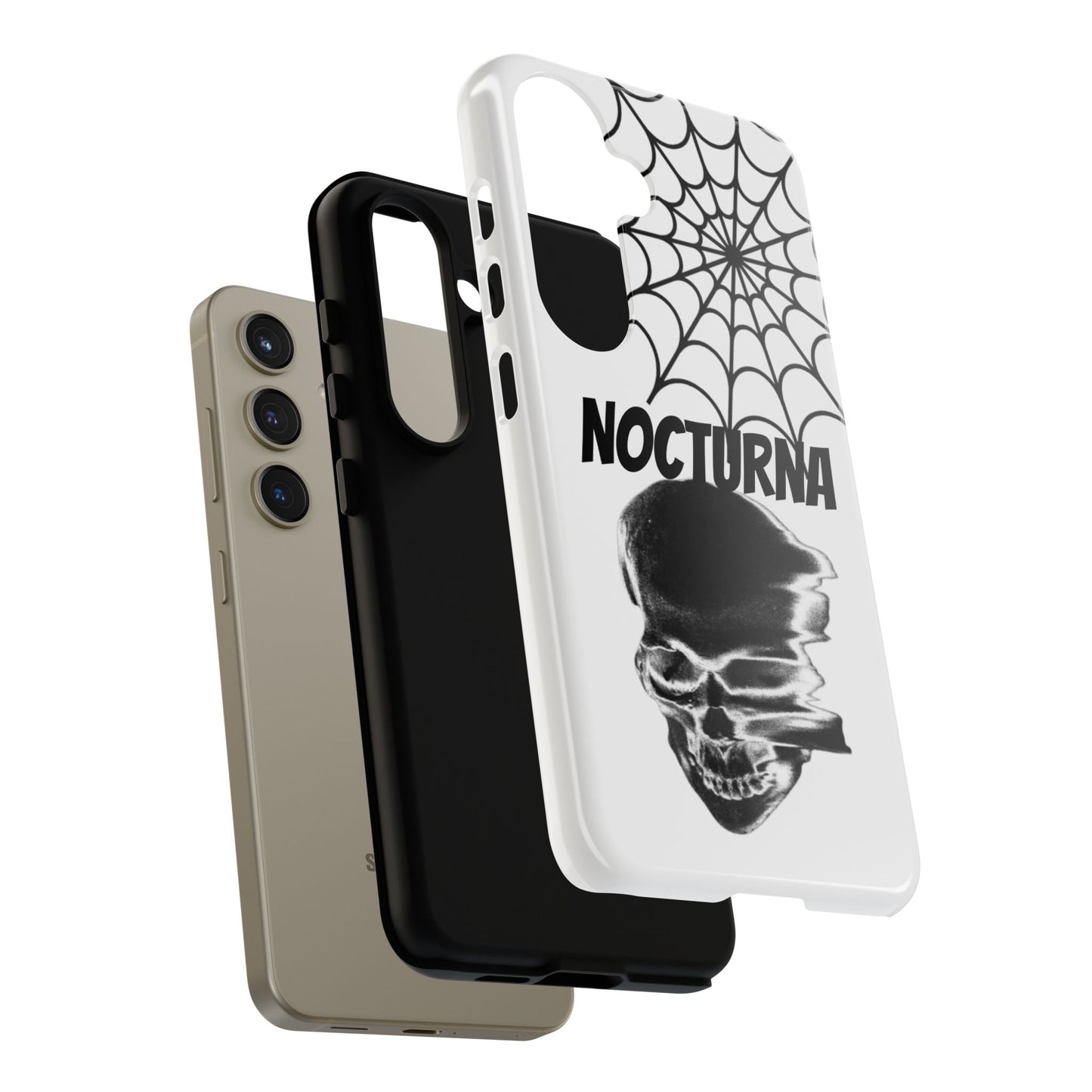 Nocturna Skull Phone Case - Tough & Edgy Design for Gothic Style
